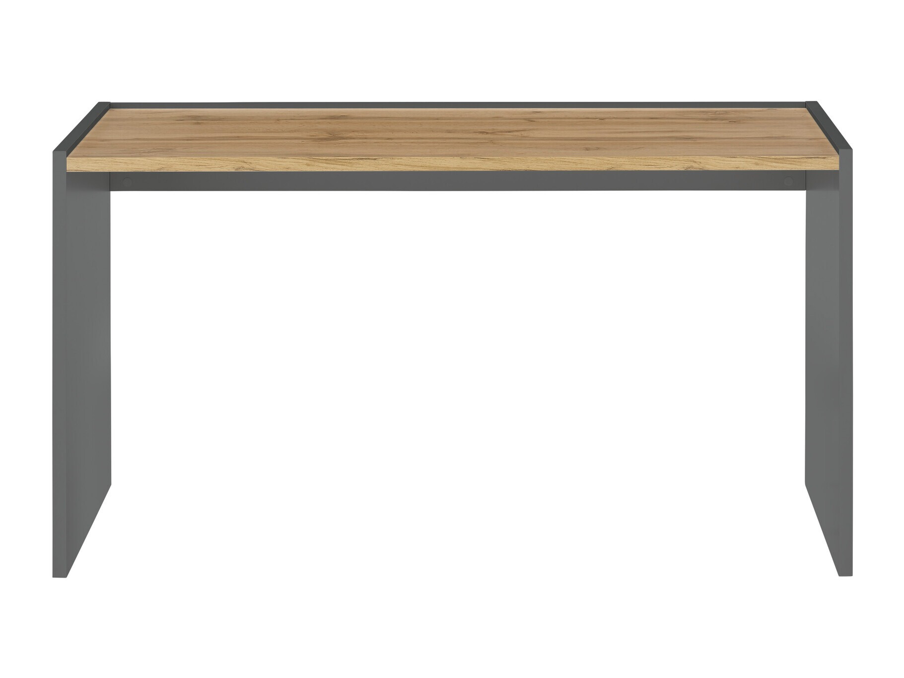 Mesa de oficina Elbsori 119 (Antracita + Roble wotan)