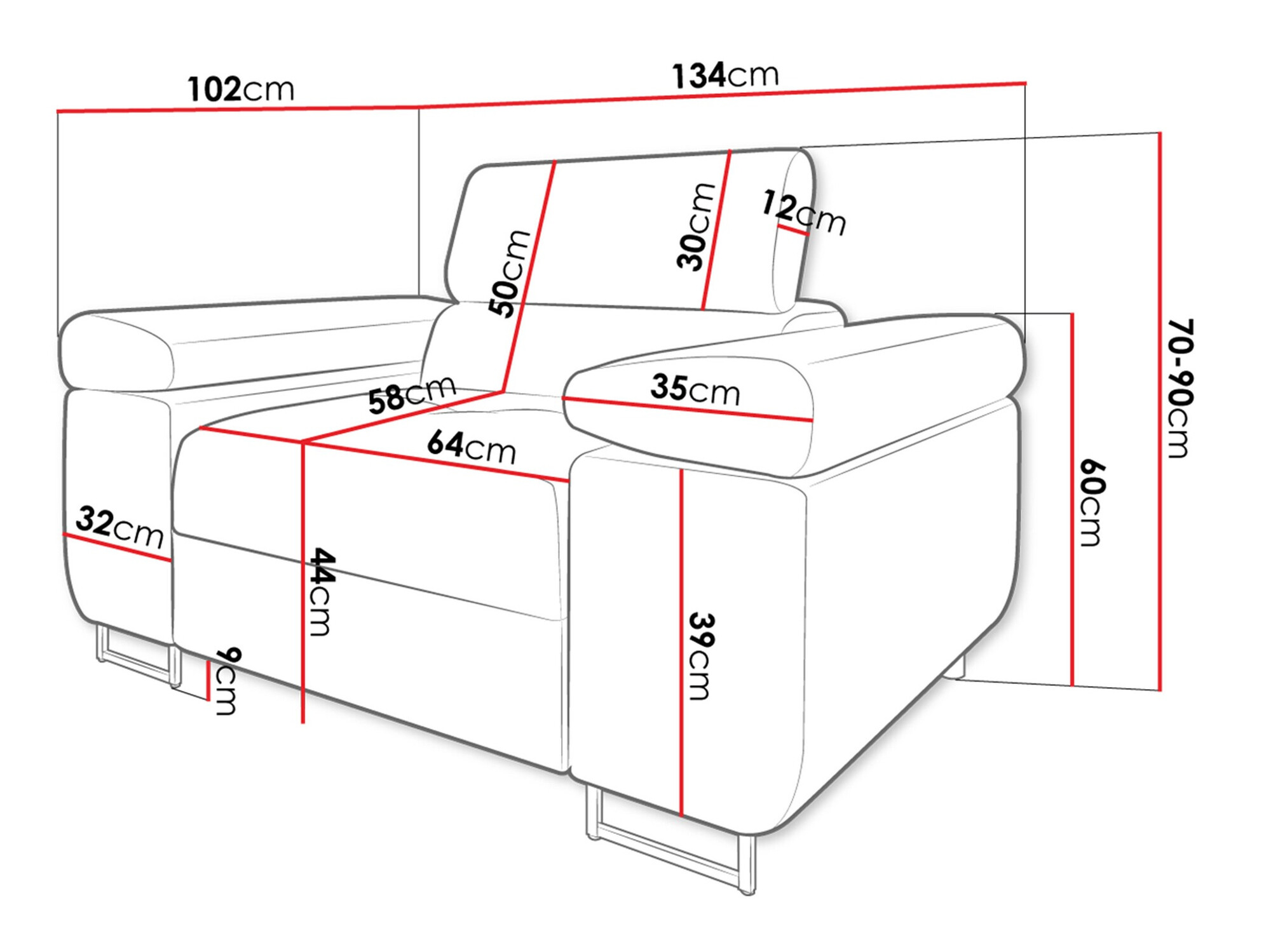 Sillón Comfivo Vinetum (Manila 16)