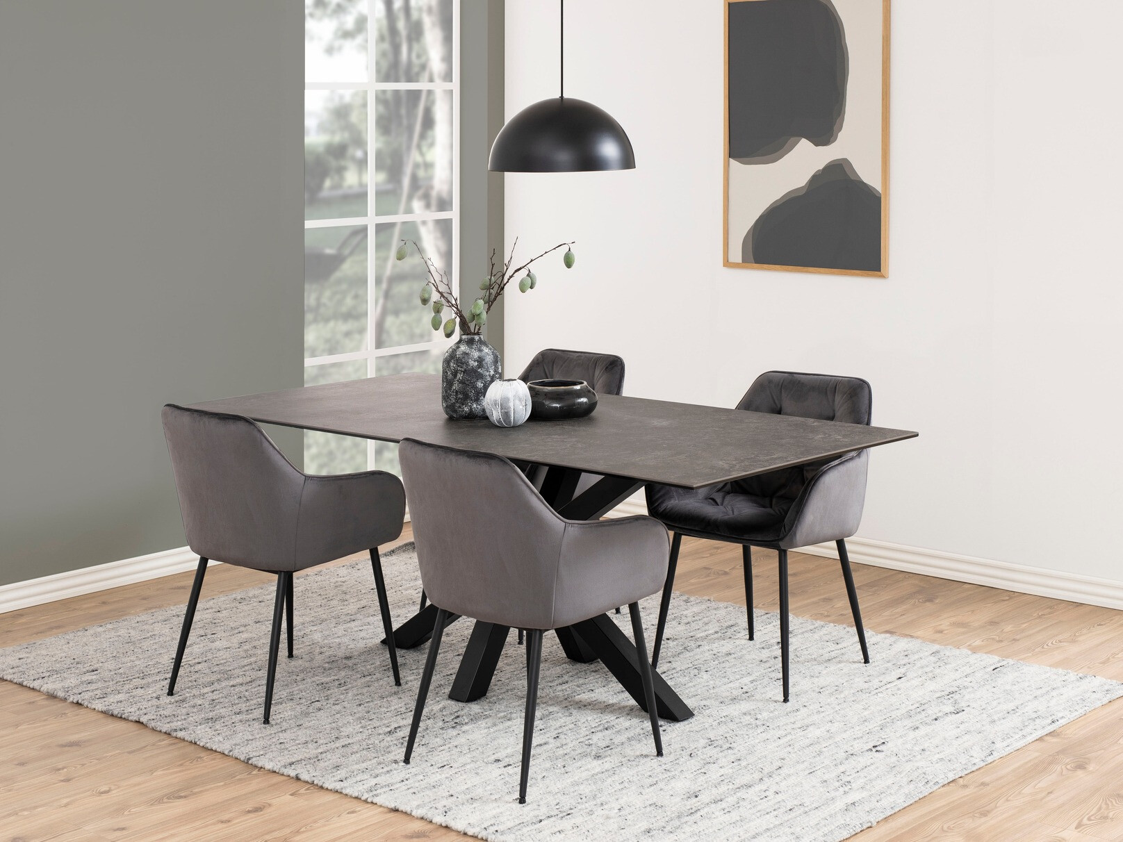 Conjunto de mesas y sillas para comedor Norsica 520