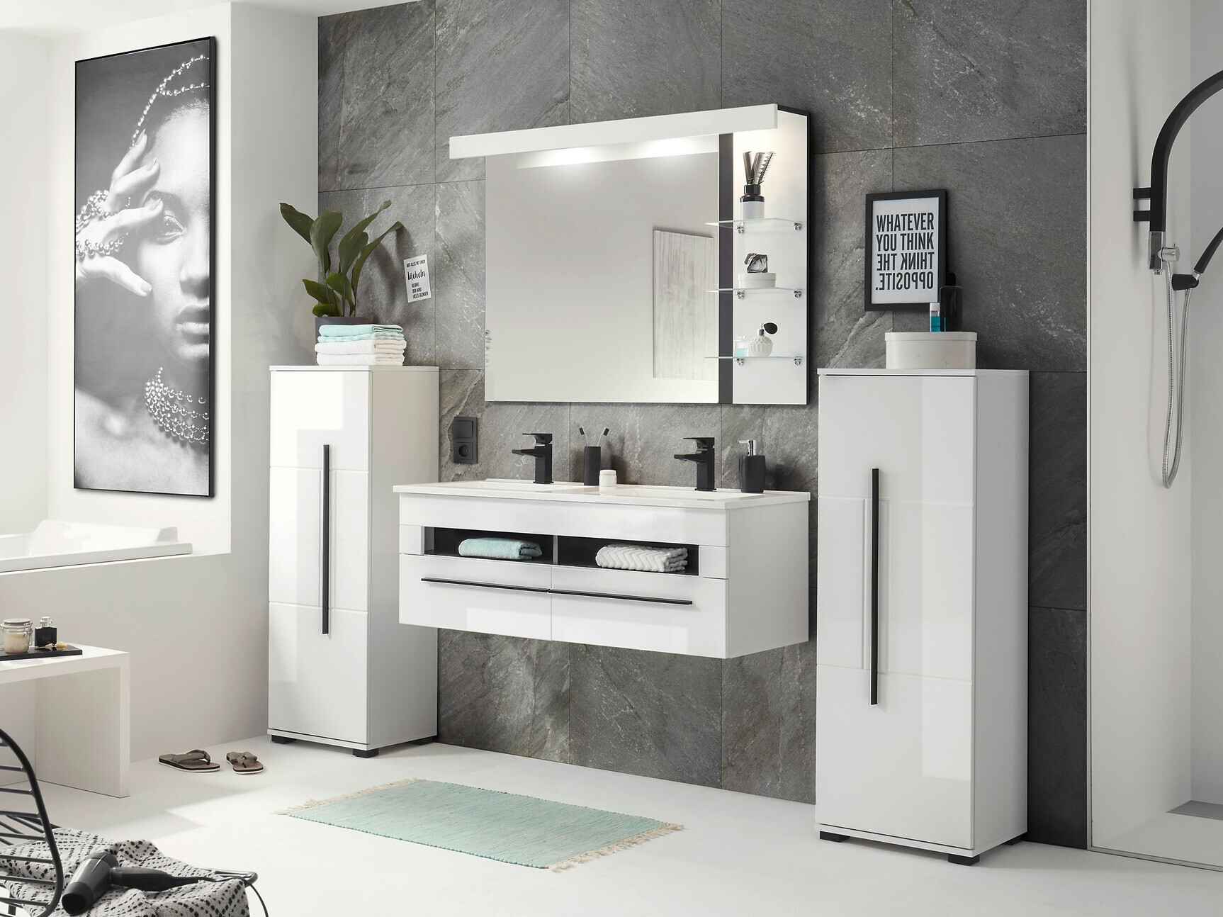 Armario de pie para baño Torbelu 105