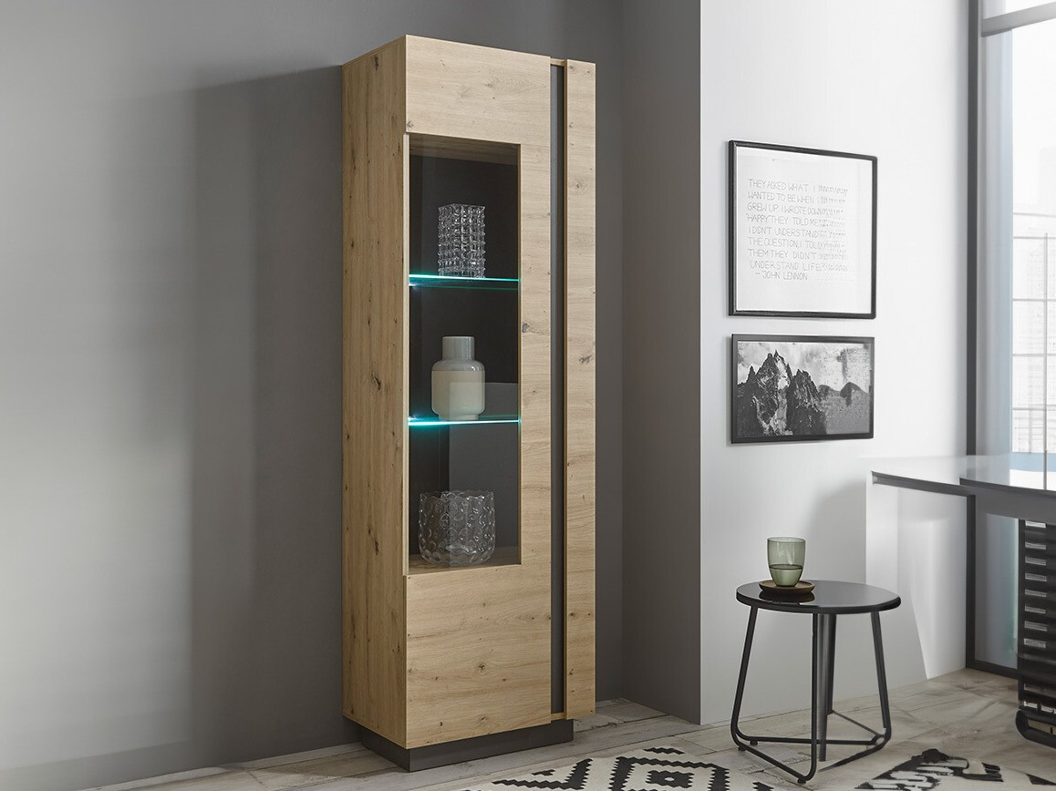 Estantería Veropho 100 (Roble Artisan + Grafito)