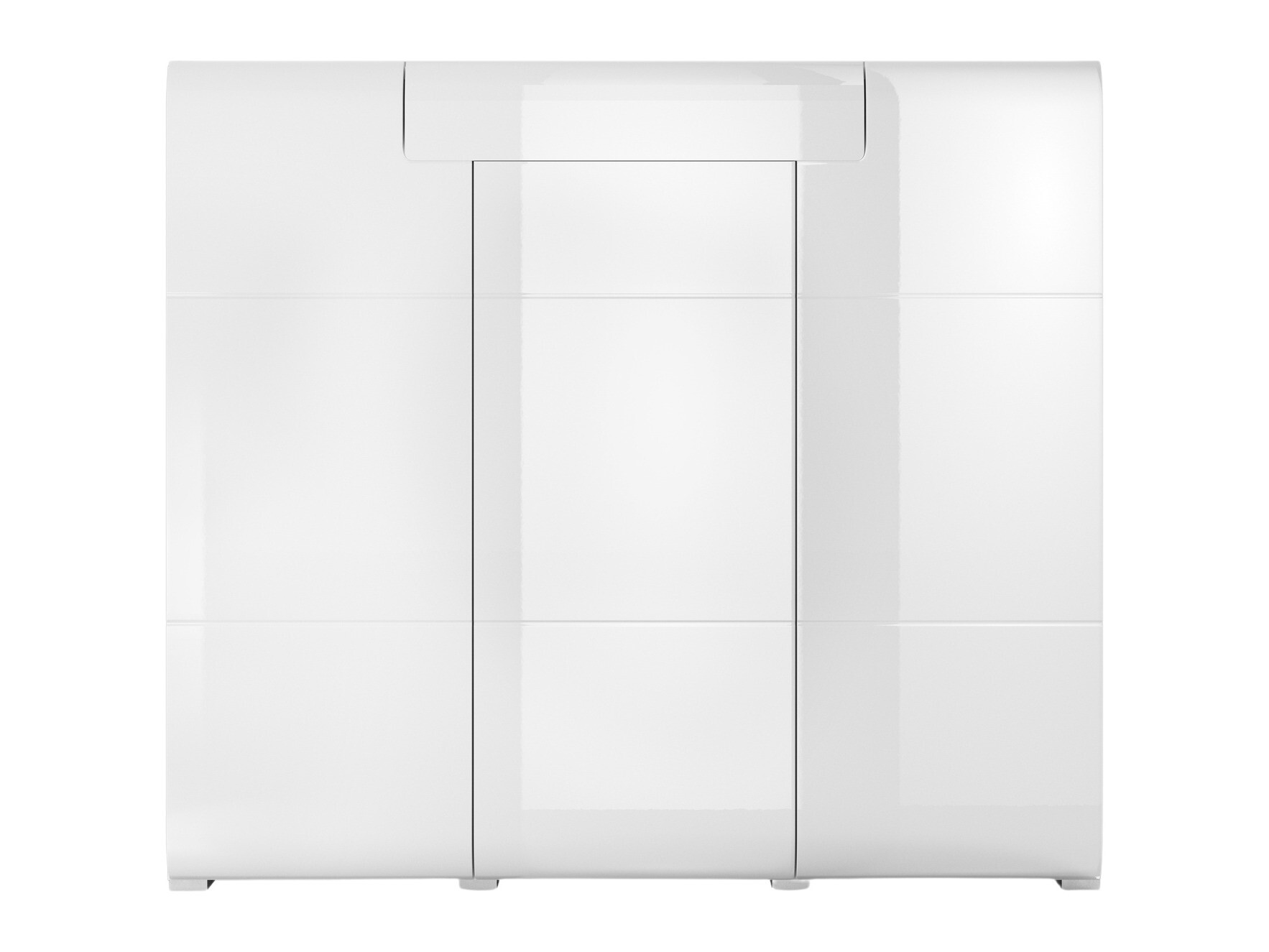 Cómoda Torsone 112 (Blanco + Blanco brillante)