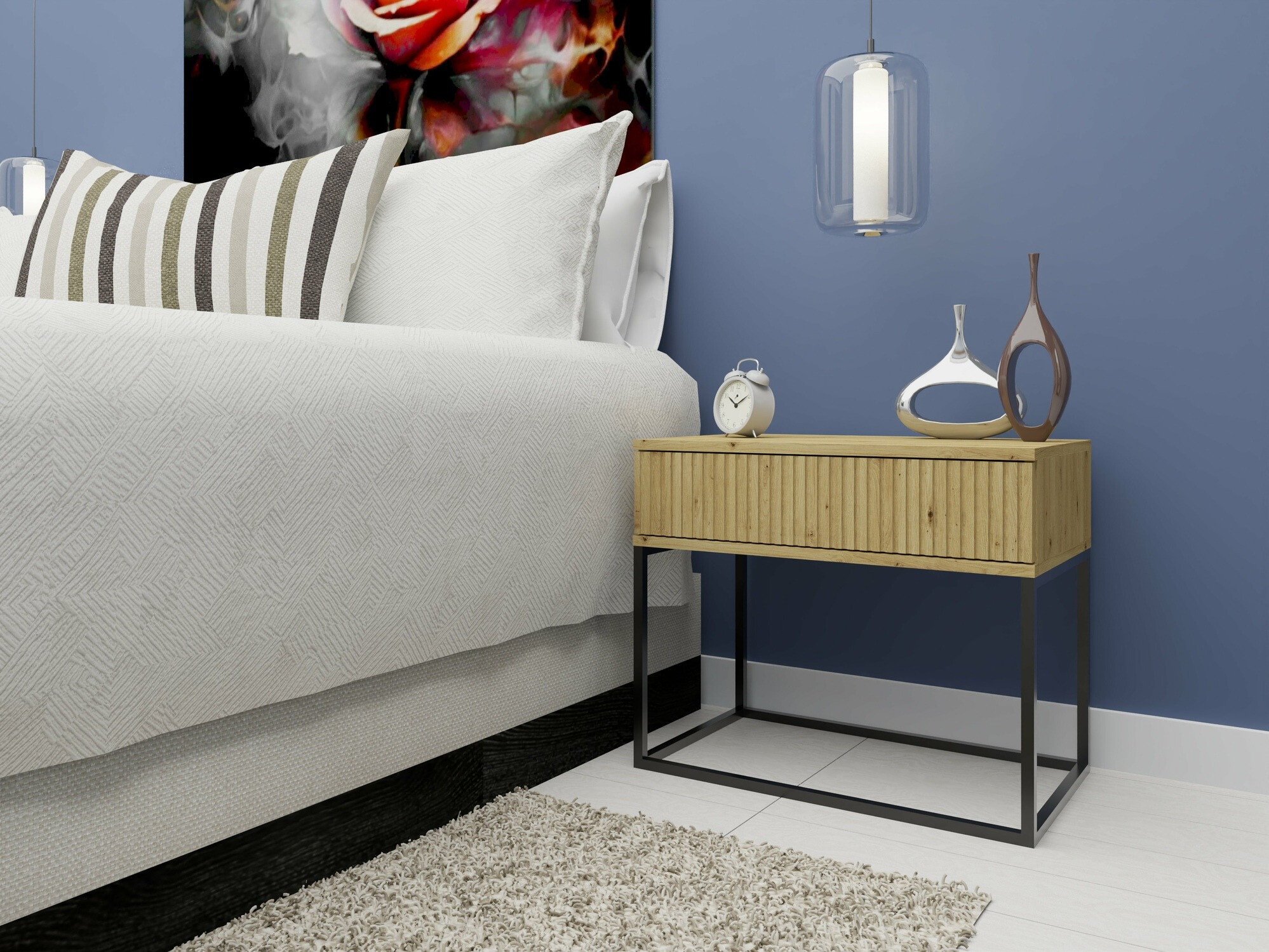 Mesilla de noche Bristol 190 (Roble Artisan)