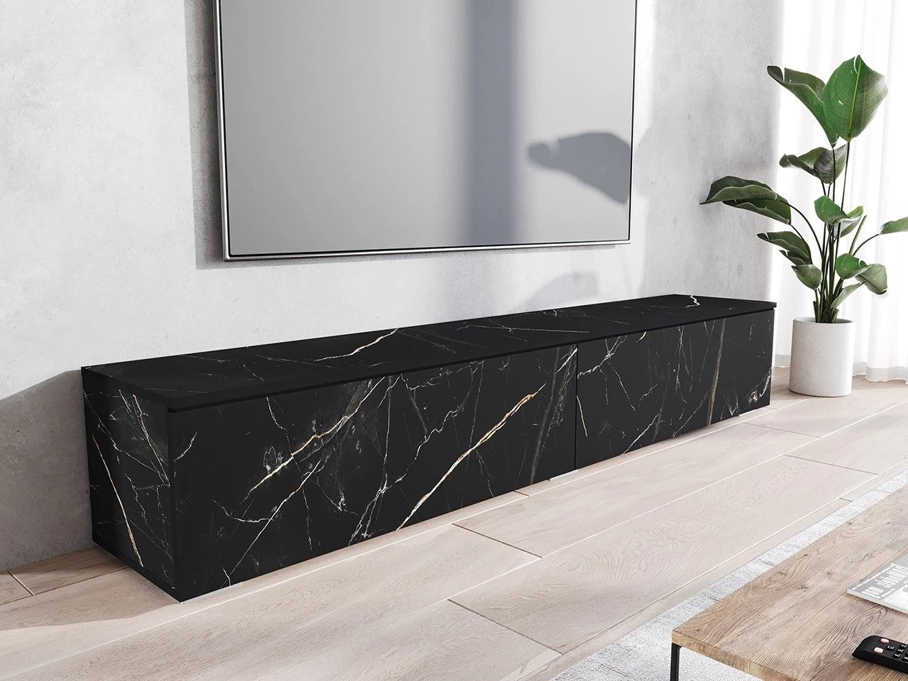 Mueble TV Sarasota 121 (Mármol negro)