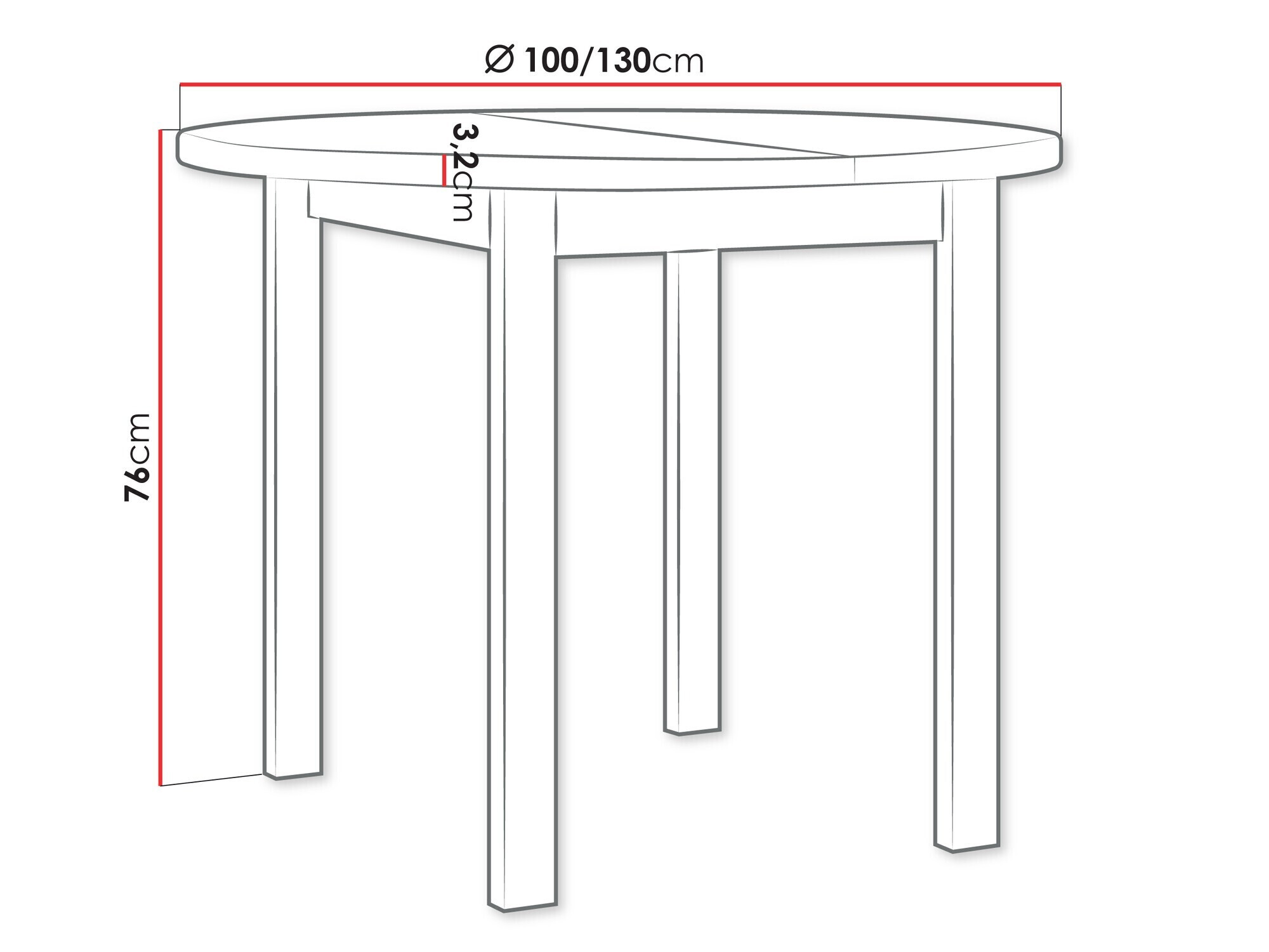 Mesa Victorville 355 (Roble Artisan + Negro)