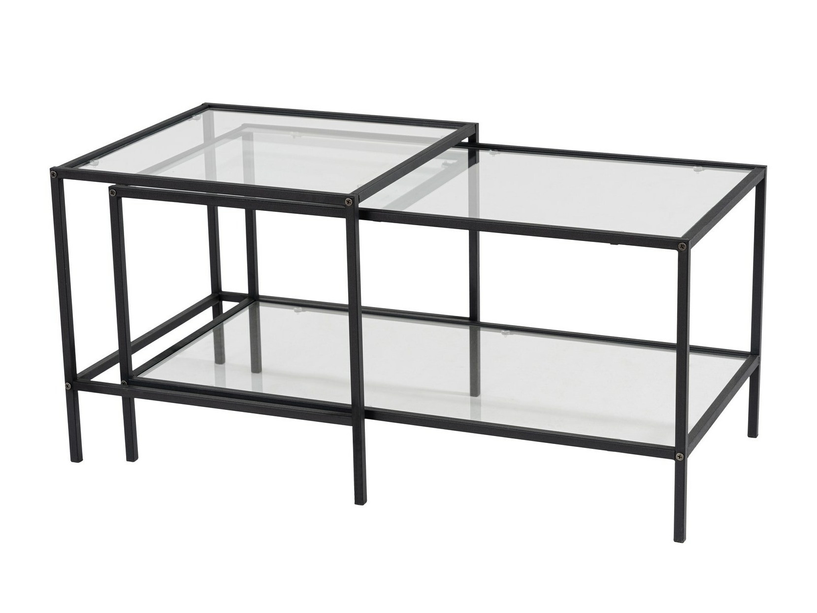 Conjunto mesa de centro Kailua 2039 (Negro)