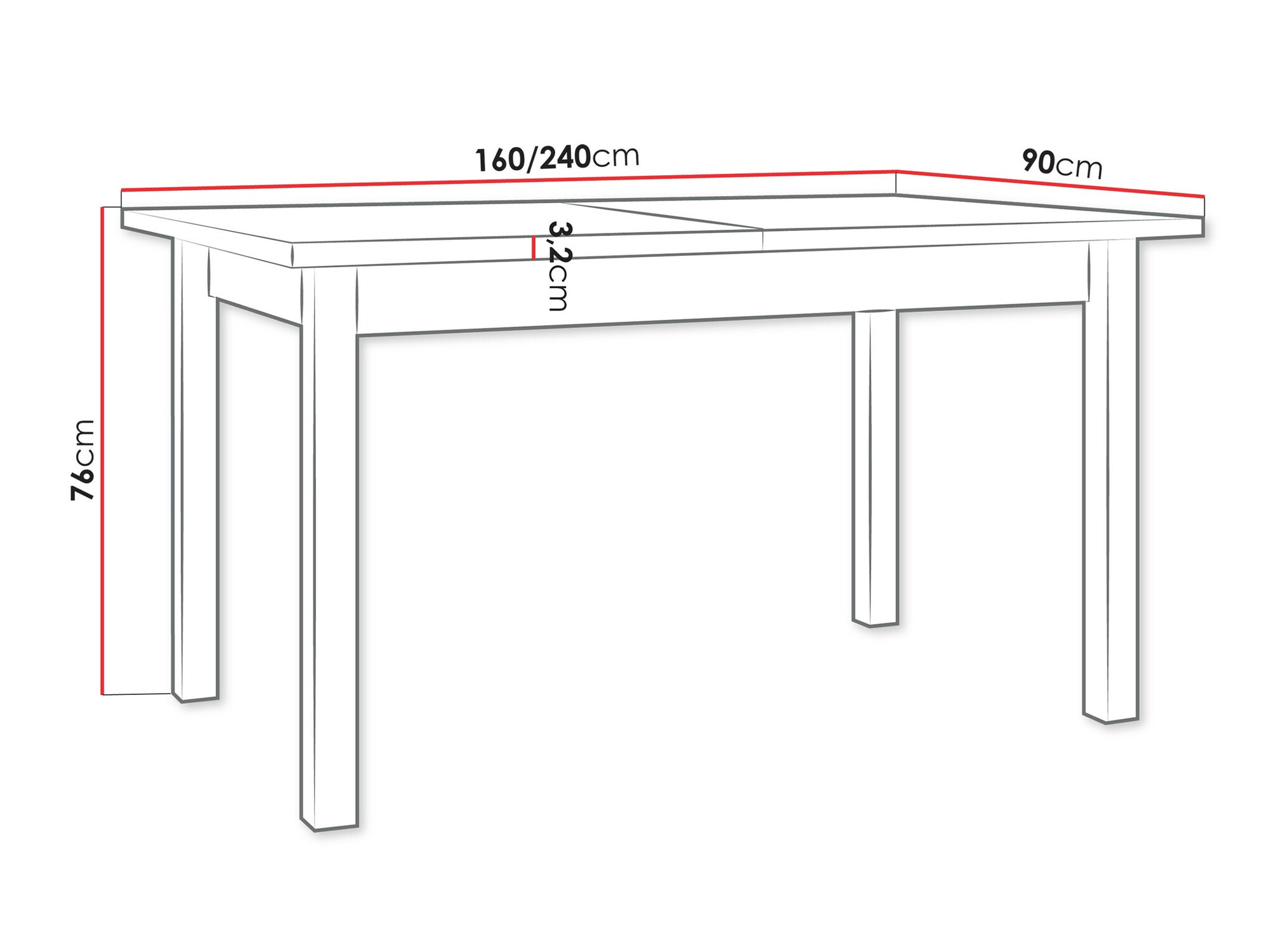 Mesa Victorville 360 (Roble Sonoma)