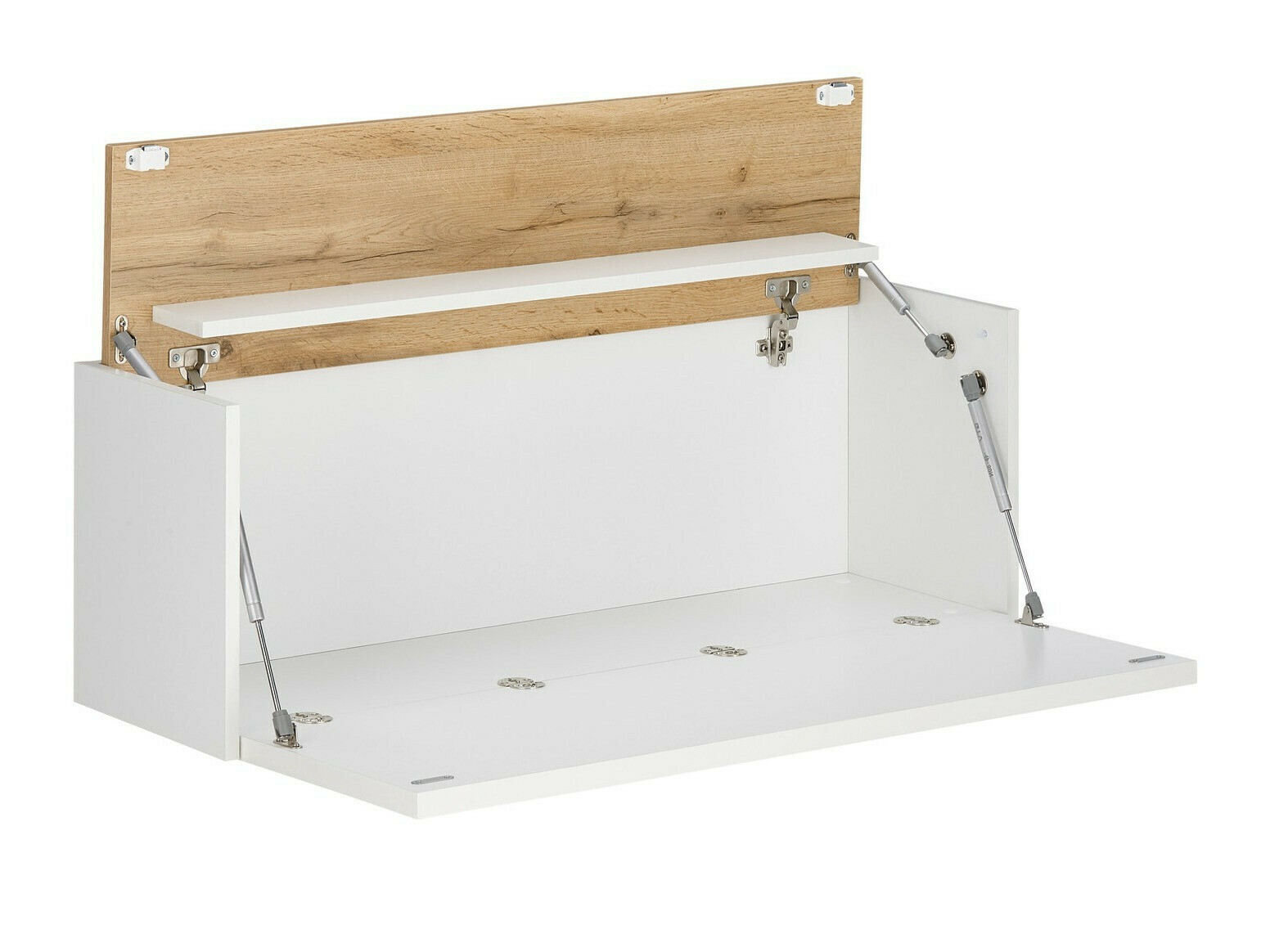 Conjunto de salón Elbsori 145 (Blanco + Roble wotan)