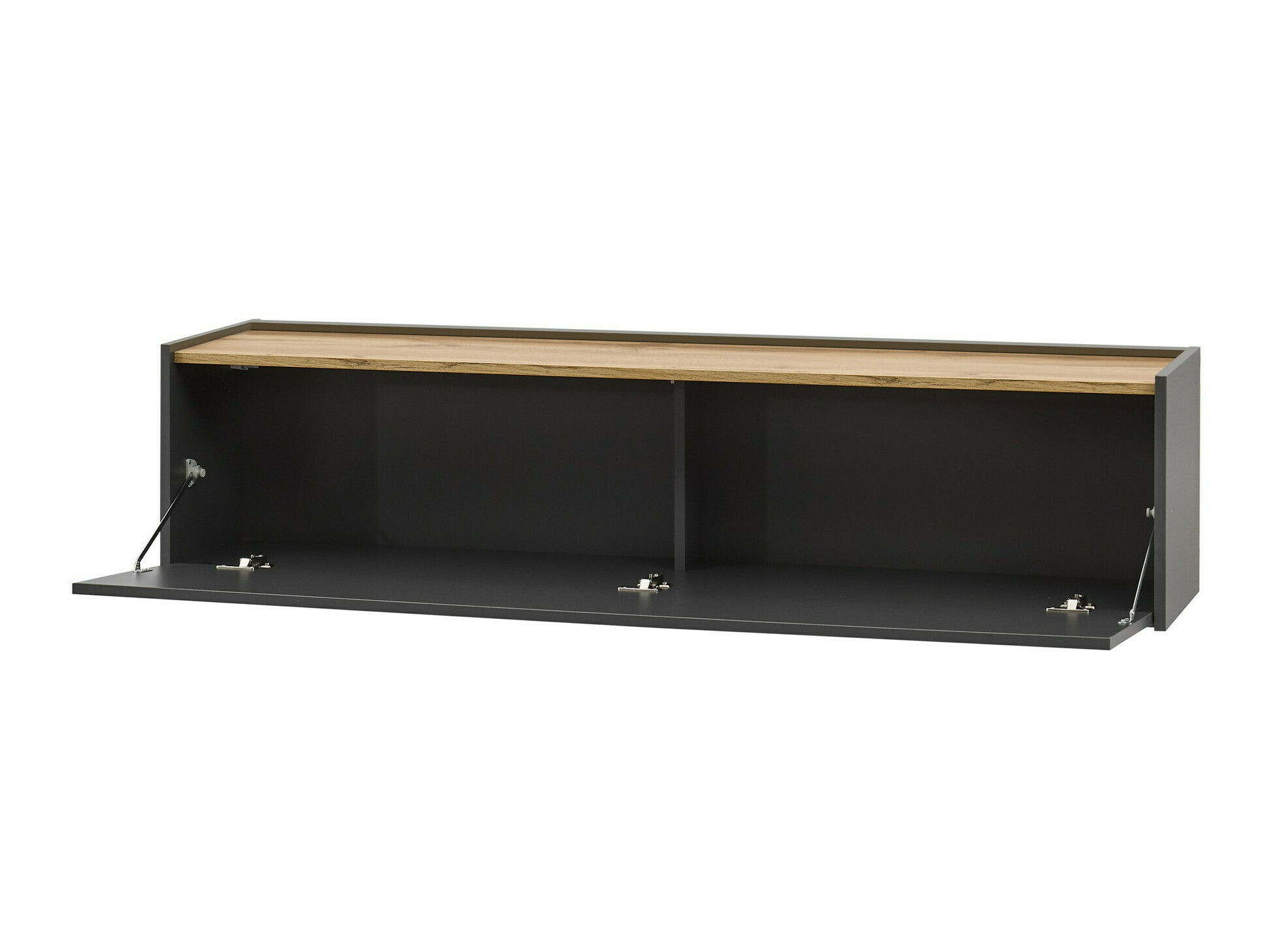 Conjunto de salón Elbsori 147 (Antracita + Roble wotan)