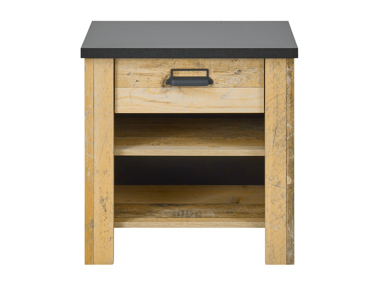 Mesilla de noche Cirtale 102 (Arbol envejecido + Antracita)