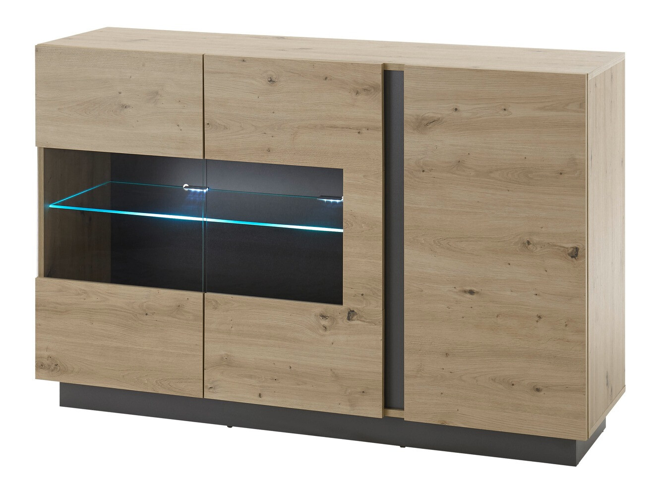 Aparador Veropho 104 (Roble Artisan + Grafito)