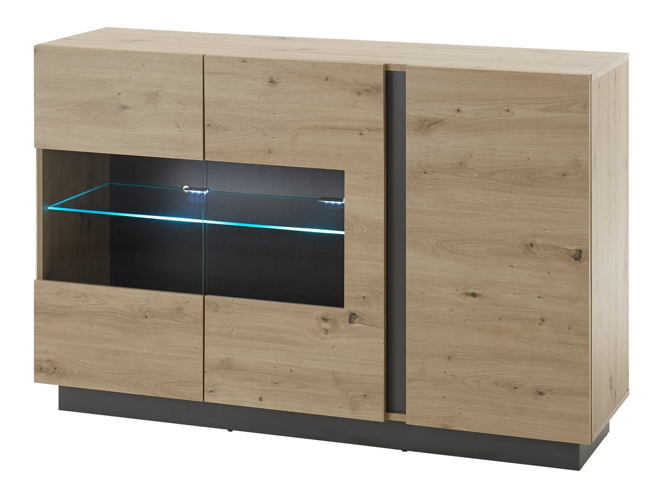 Aparador Veropho 104 (Roble Artisan + Grafito)