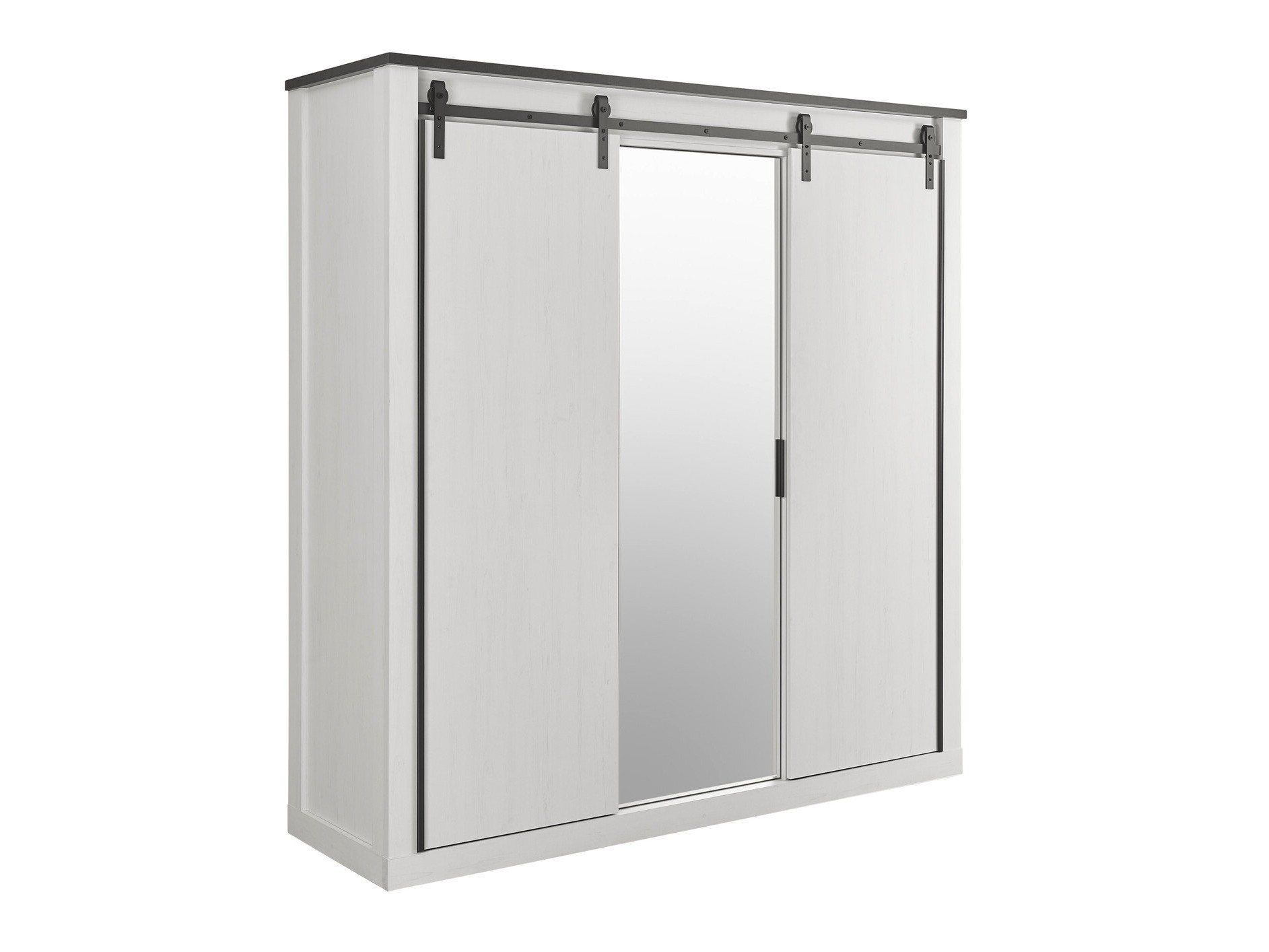 Armario Cirtale 108 (Antracita + Pino blanqueado)