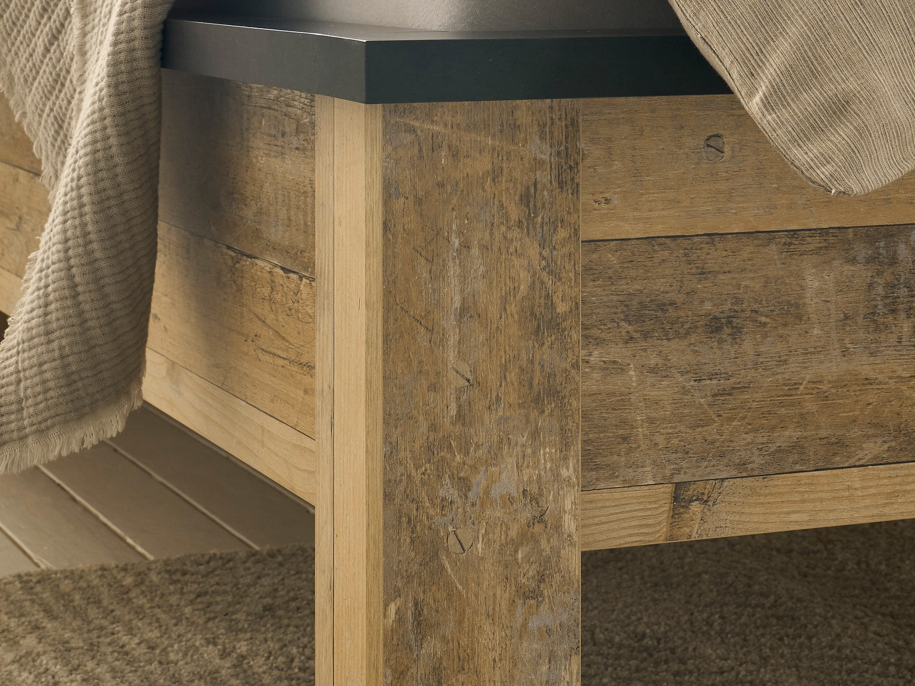 Cama Cirtale 109 (Arbol envejecido + Antracita)