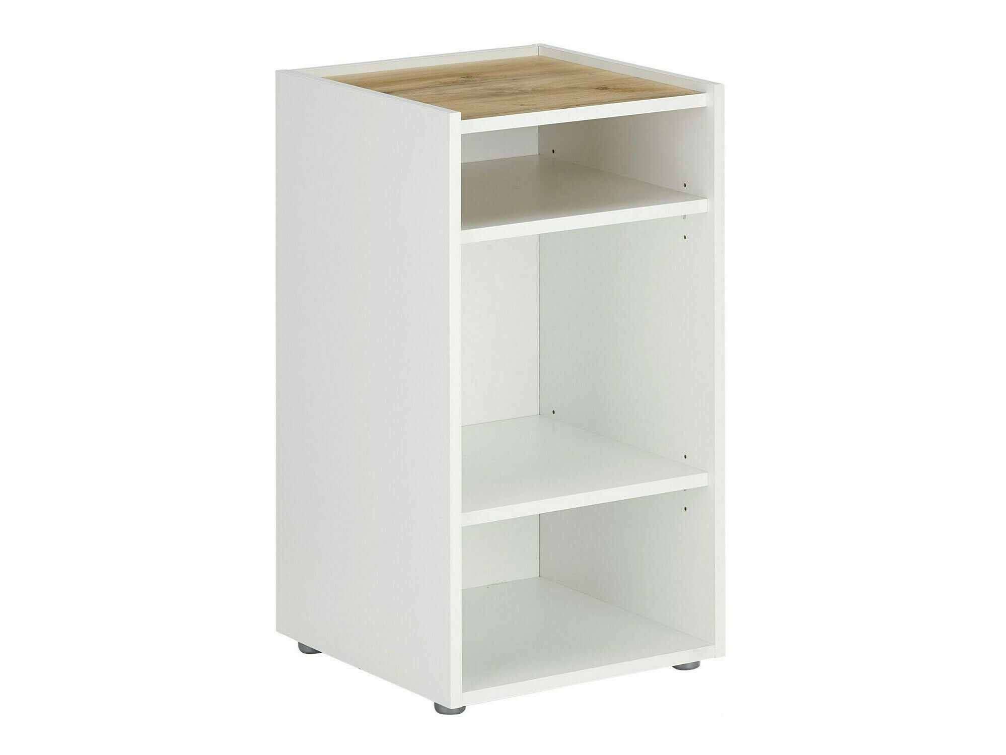 Conjunto para oficina en casa Elbsori 152 (Blanco + Roble wotan)