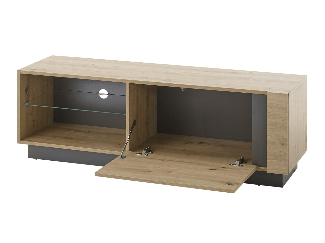 Mueble TV Veropho 102 (Roble Artisan + Grafito)