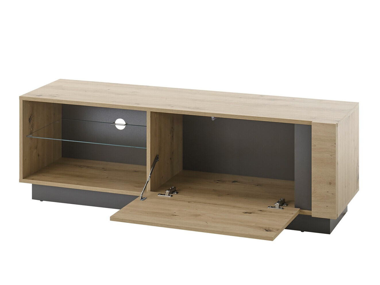 Mueble TV Veropho 102 (Roble Artisan + Grafito)