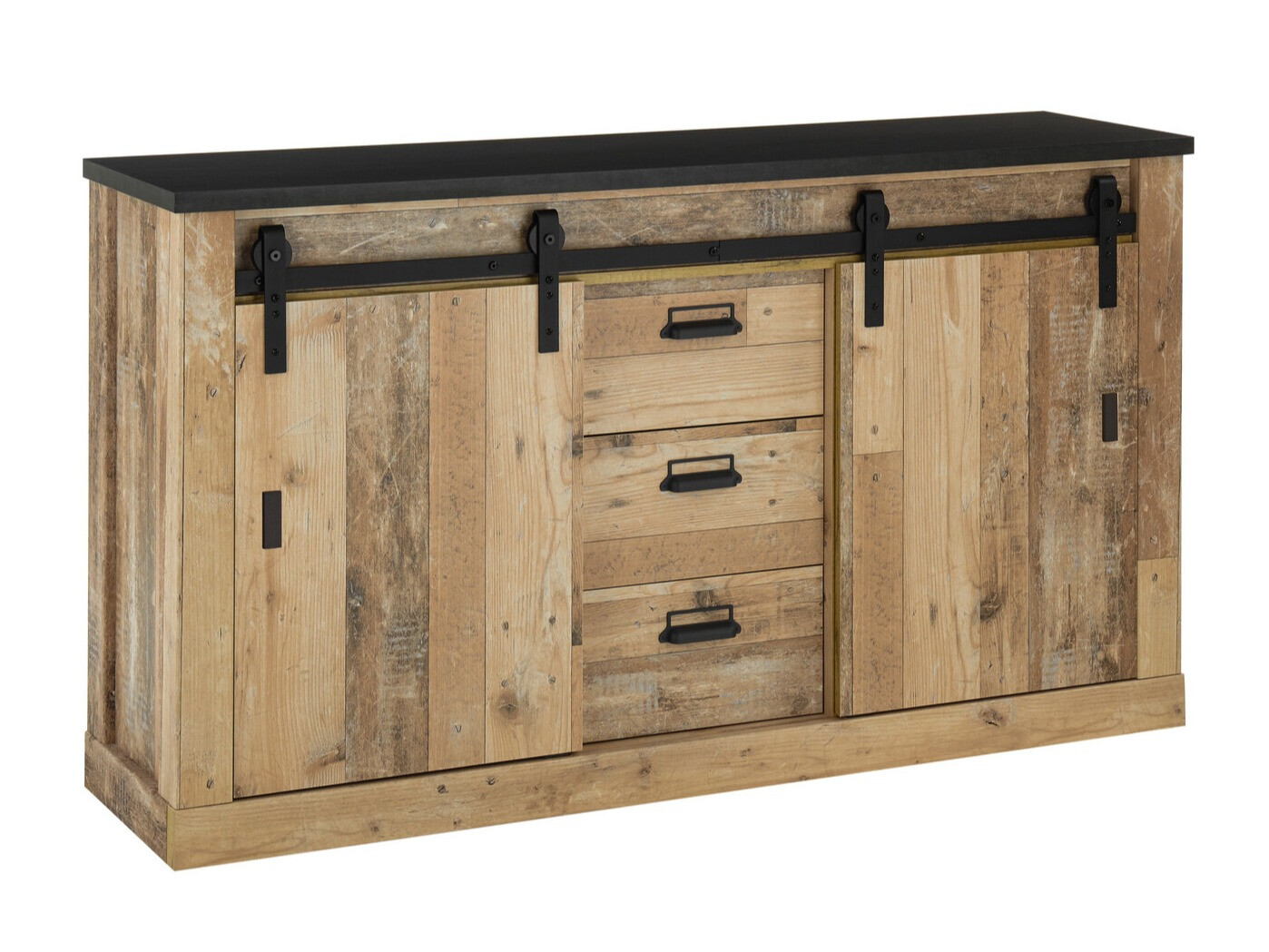 Cómoda Cirtale 116 (Antracita + Arbol envejecido)