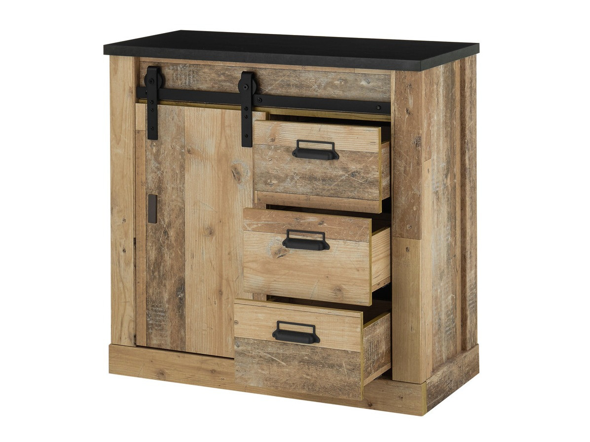 Cómoda Cirtale 117 (Antracita + Arbol envejecido)