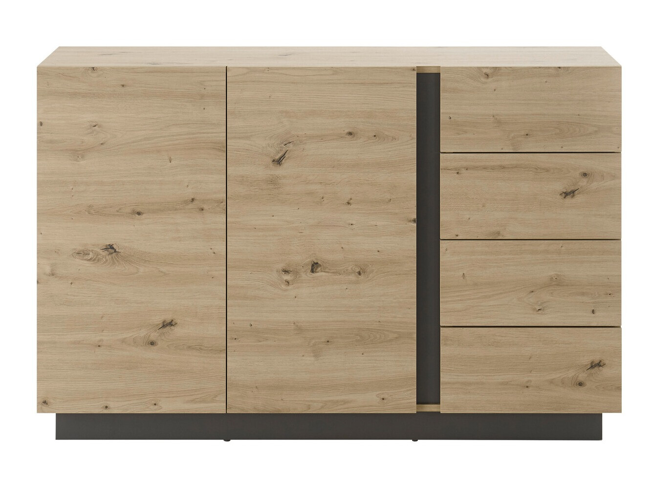 Cómoda Veropho 107 (Roble Artisan + Grafito)