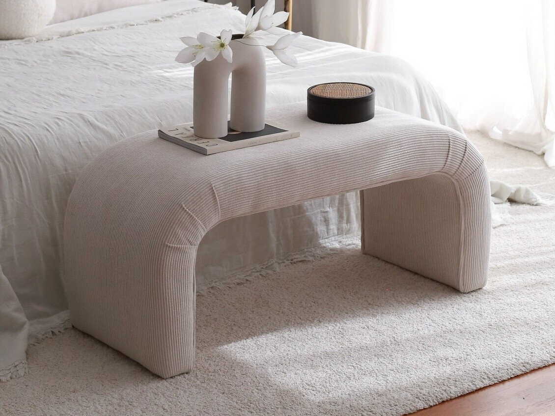 Banco acolchado Altadena 566 (Crema)