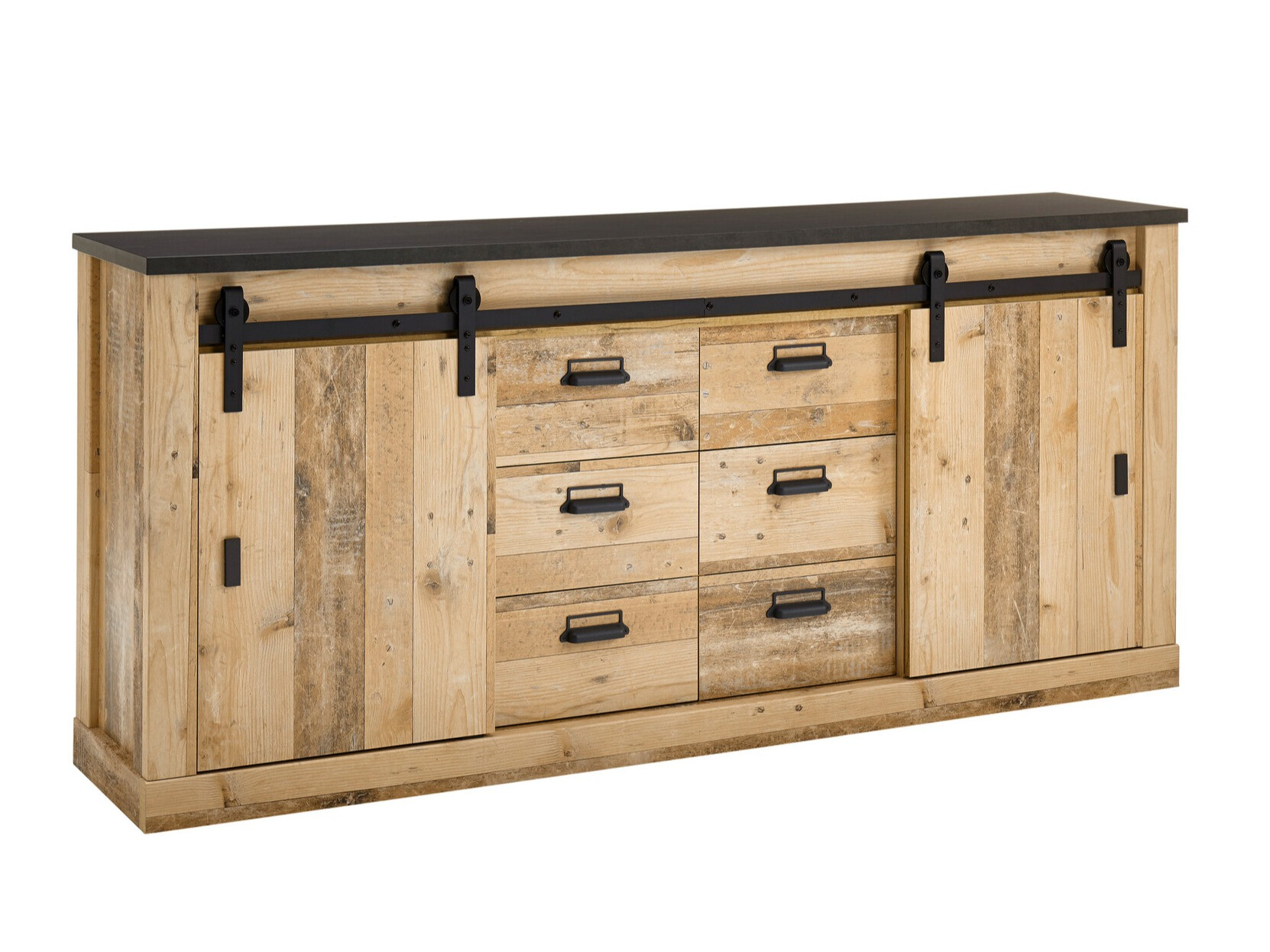 Cómoda Cirtale 118 (Antracita + Arbol envejecido)