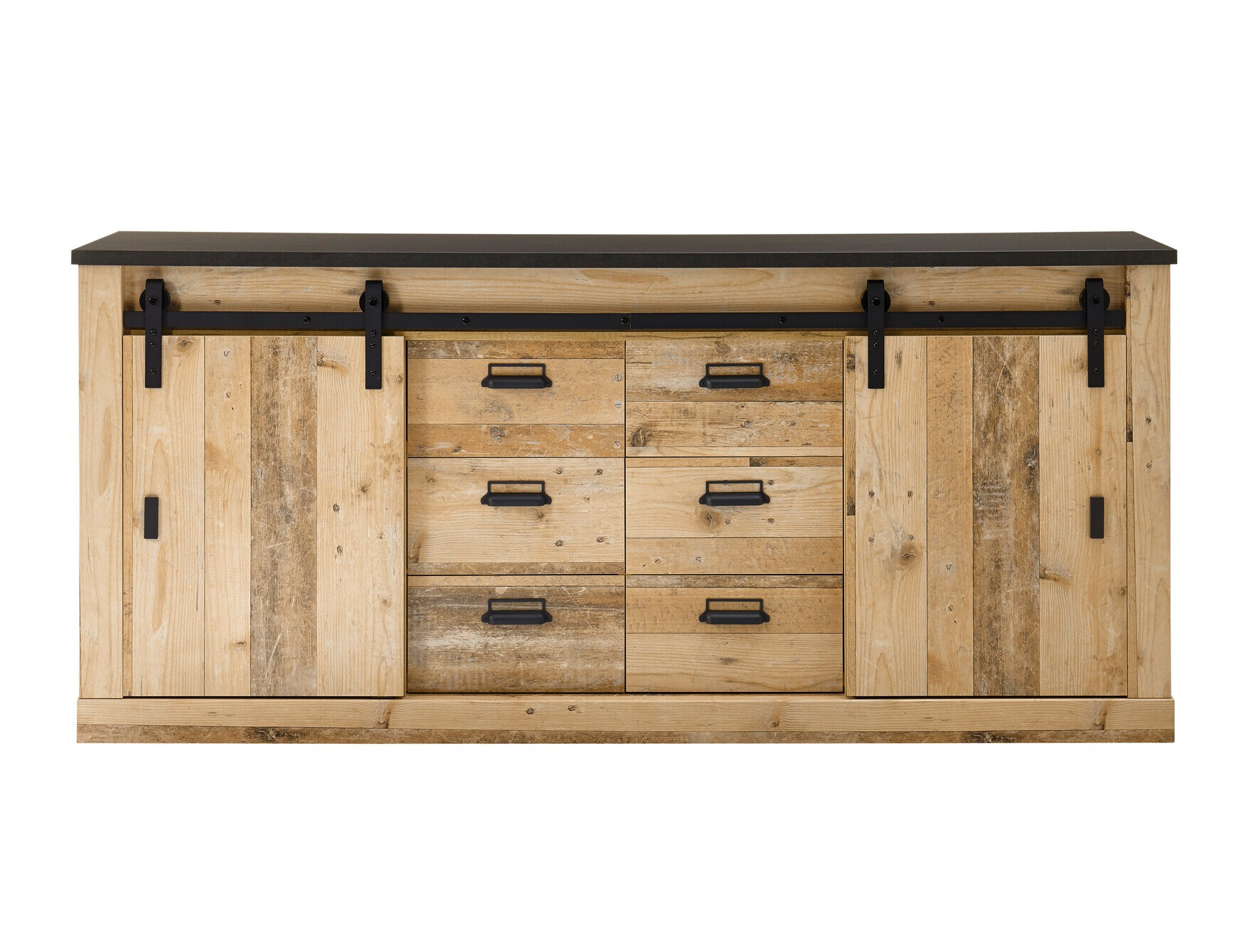 Cómoda Cirtale 118 (Antracita + Arbol envejecido)