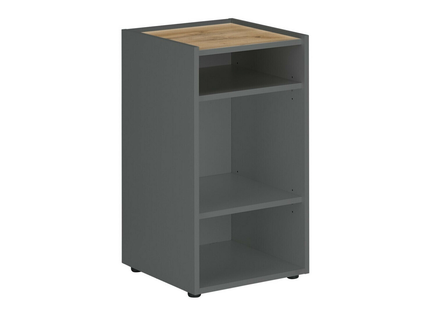 Conjunto para oficina en casa Elbsori 153 (Antracita + Roble wotan)