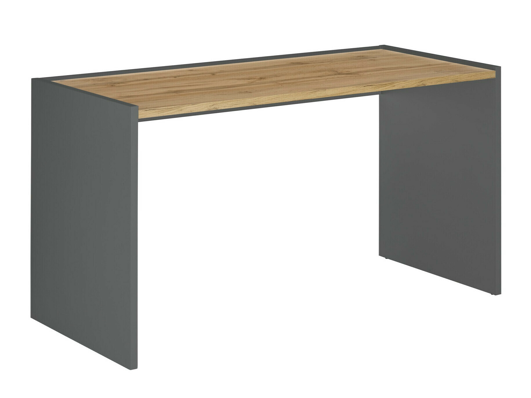 Conjunto para oficina en casa Elbsori 154 (Antracita + Roble wotan)