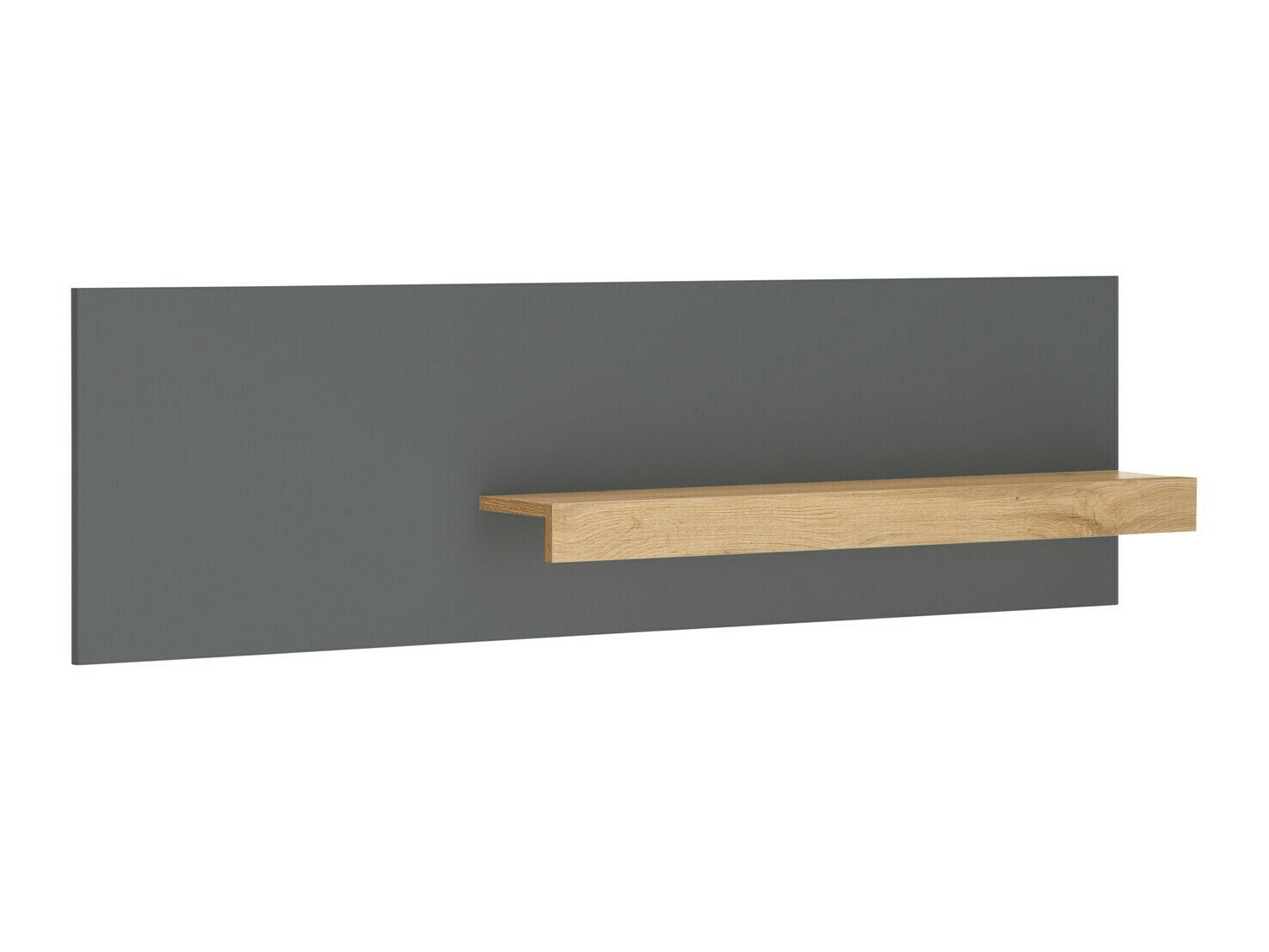 Conjunto para oficina en casa Elbsori 154 (Antracita + Roble wotan)