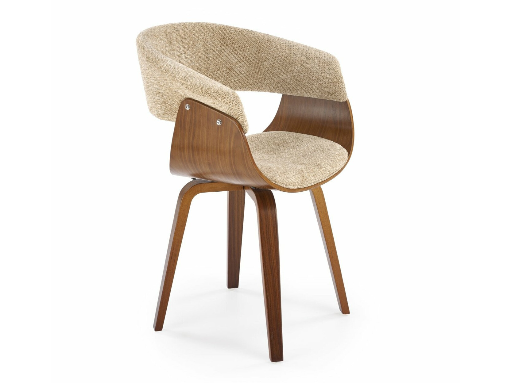 Silla Houston 1597 (Beige + Nogal)