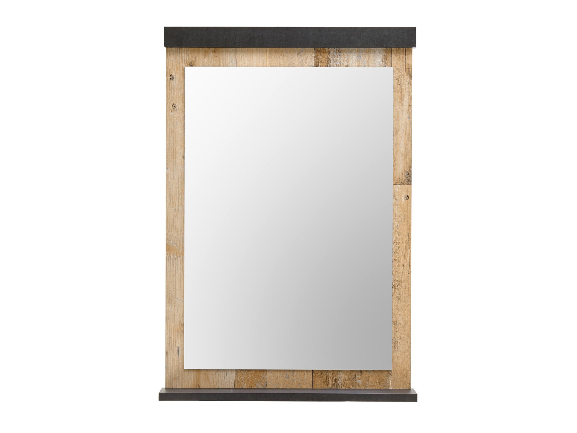 Espejo Cirtale 127 (Antracita + Arbol envejecido)