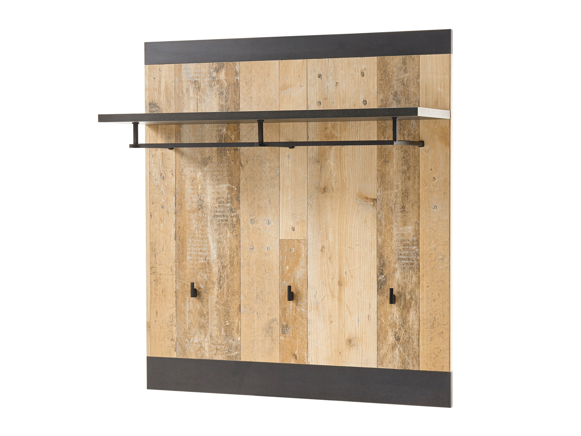 Perchero Cirtale 126 (Antracita + Arbol envejecido)