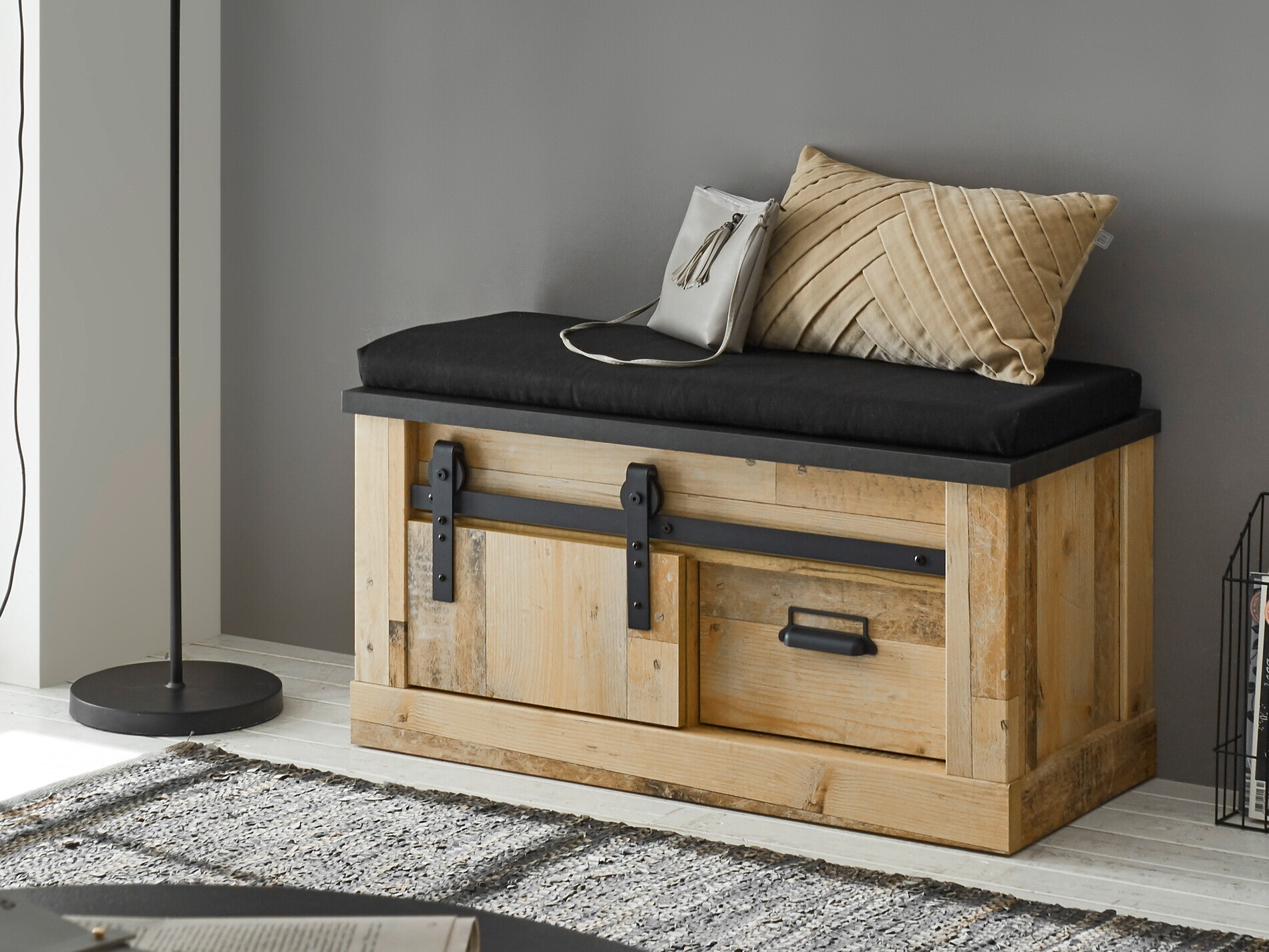 Zapatero Cirtale 125 (Antracita + Arbol envejecido)