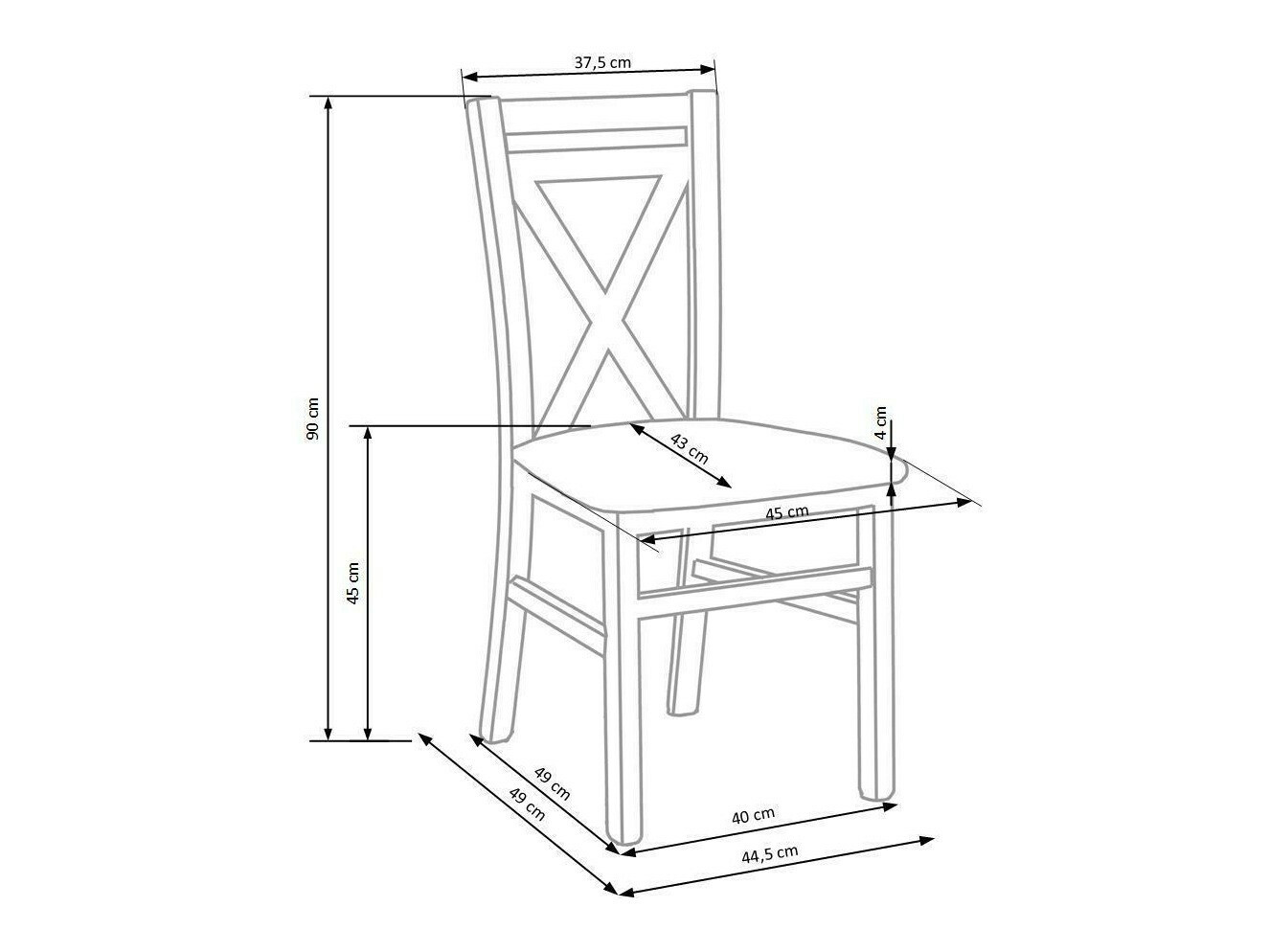 Conjunto de mesas y sillas para comedor Houston 803