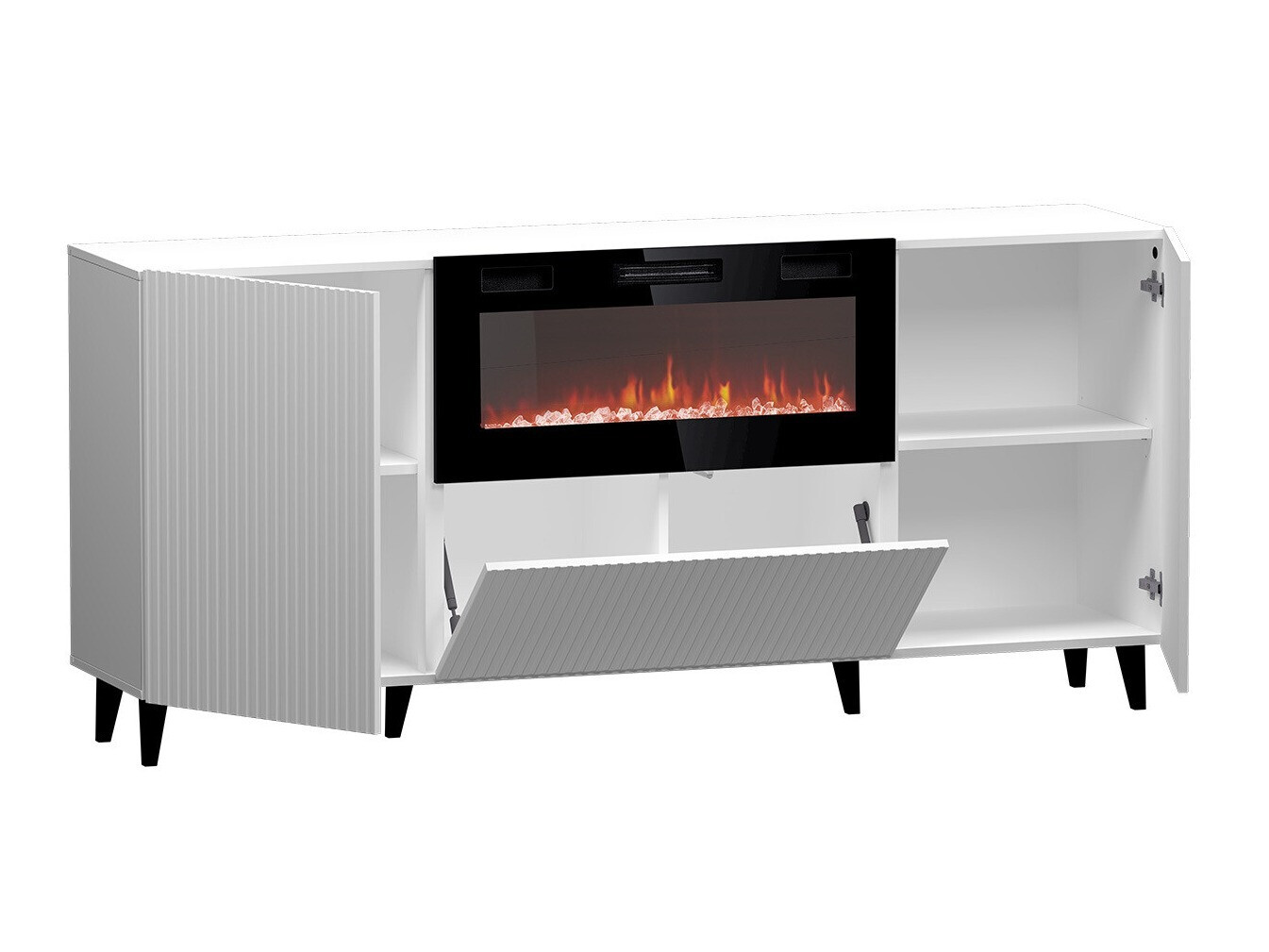 Aparador Dicto I (Negro + Dorado)