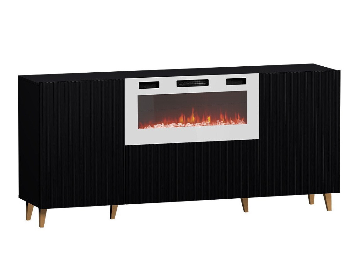 Aparador Levmari 104 (Negro + Dorado)