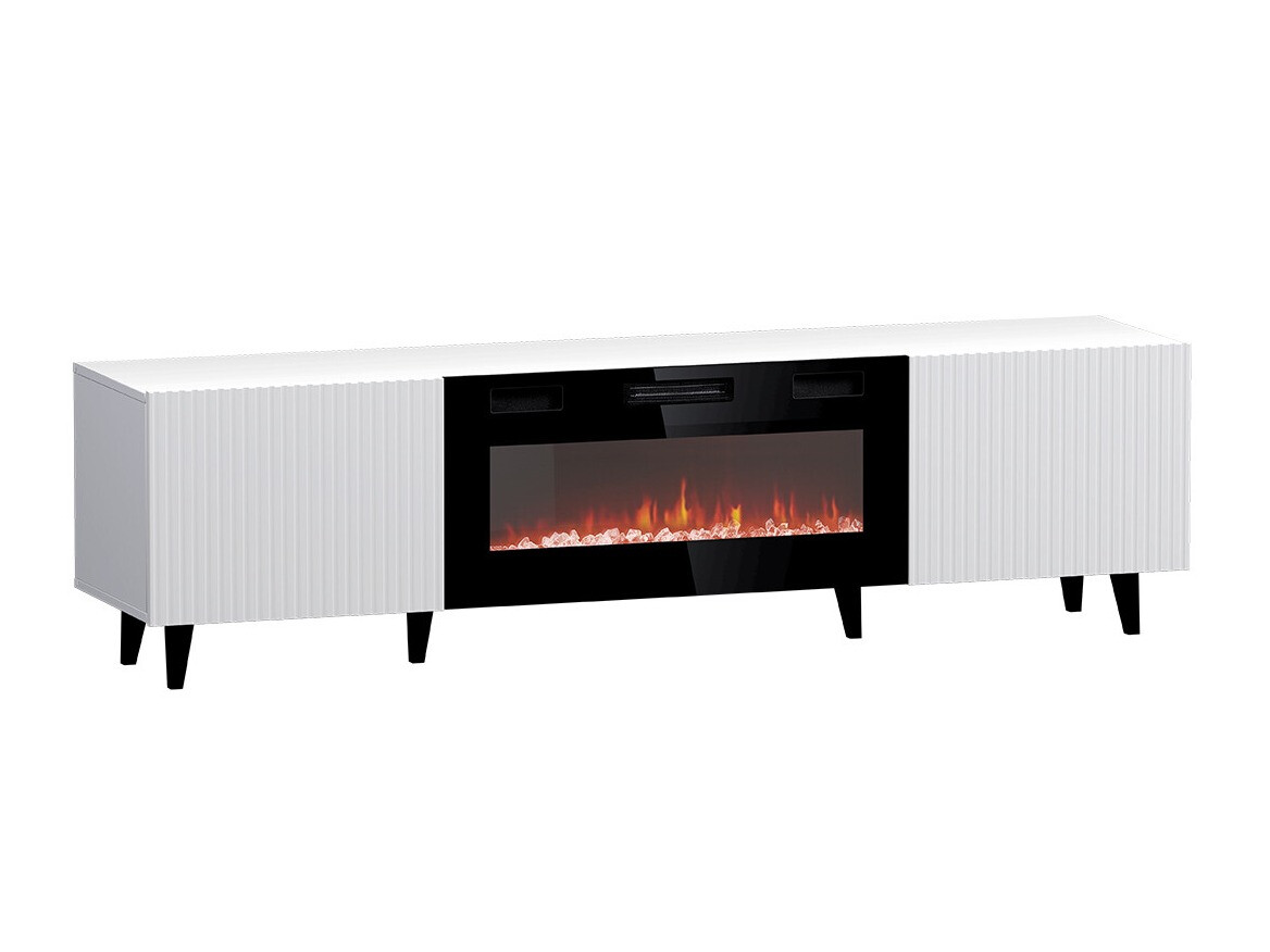 Mueble TV Dicto II (Blanco + Negro)