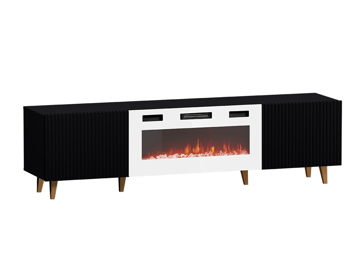 Mueble TV Levmari 106 (Negro + Dorado)