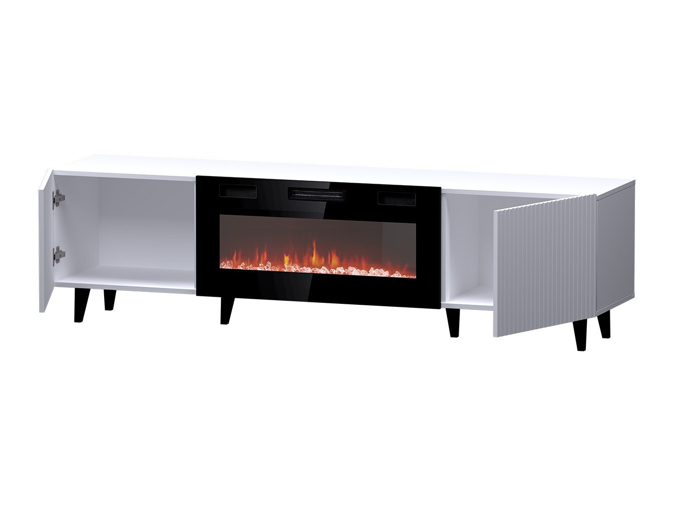 Mueble TV Levmari 106 (Negro + Dorado)