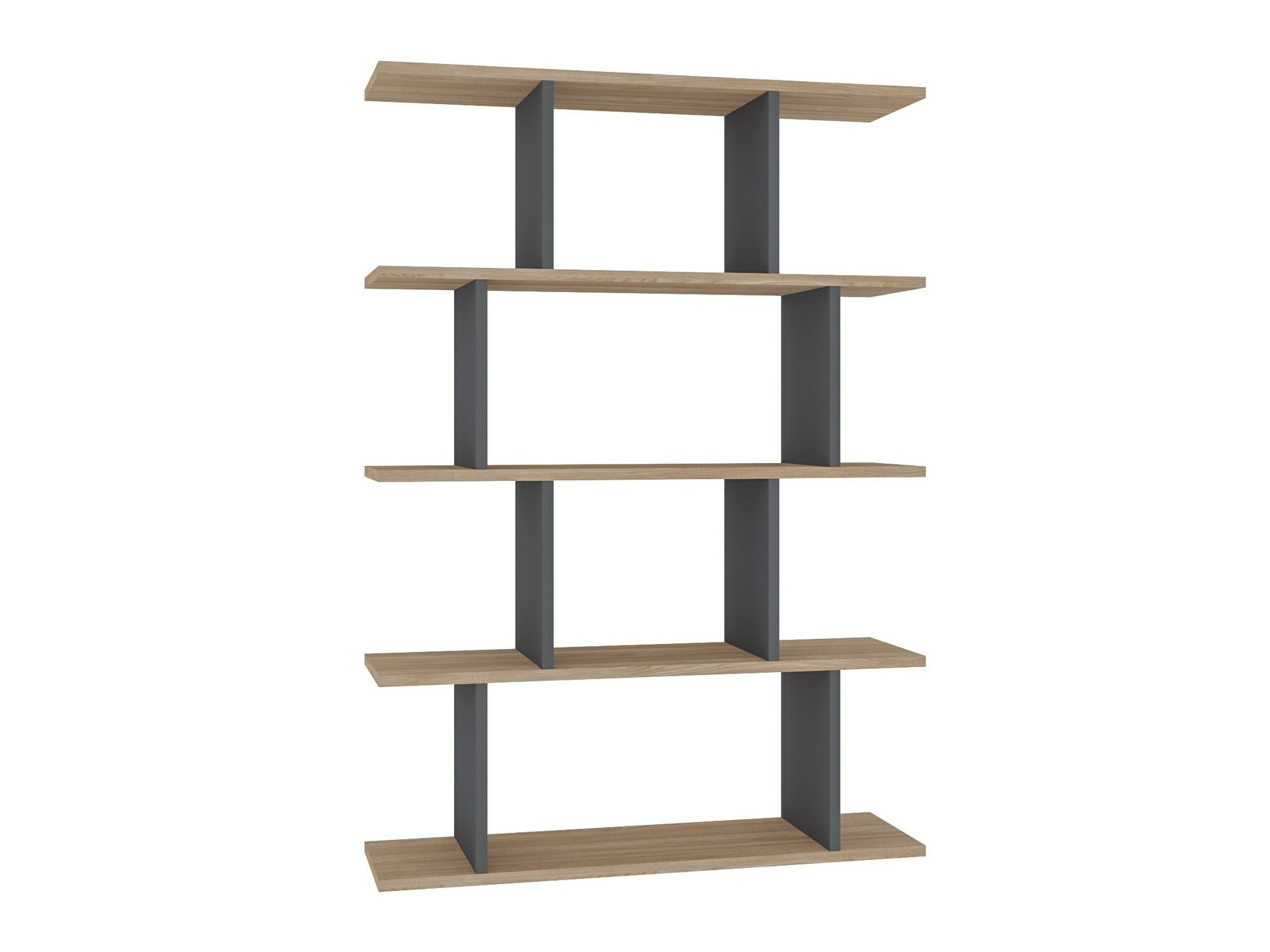 Estantería Kailua 1048 (Roble + Antracita)