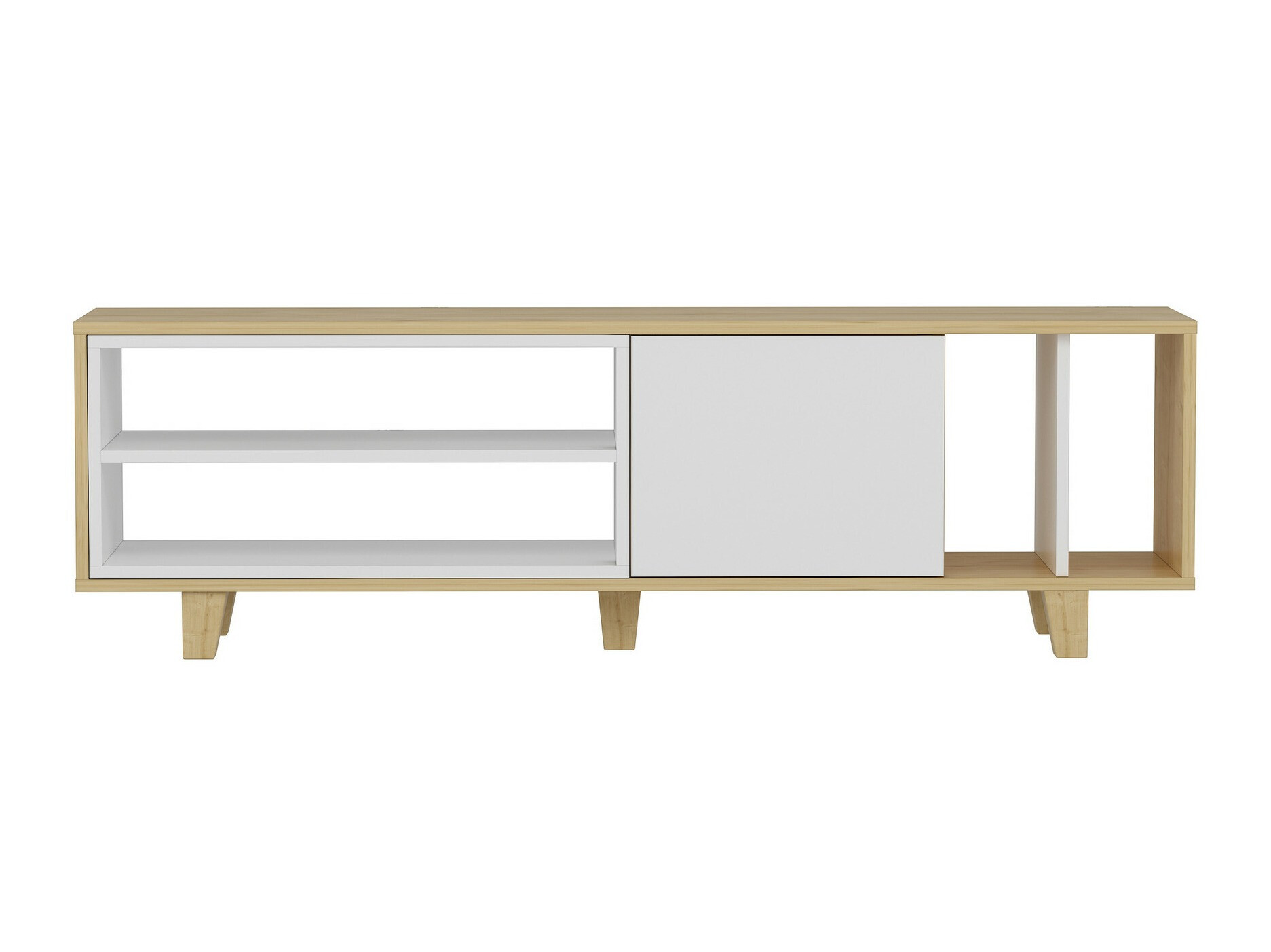 Mueble TV Kailua 2049 (Roble + Blanco)