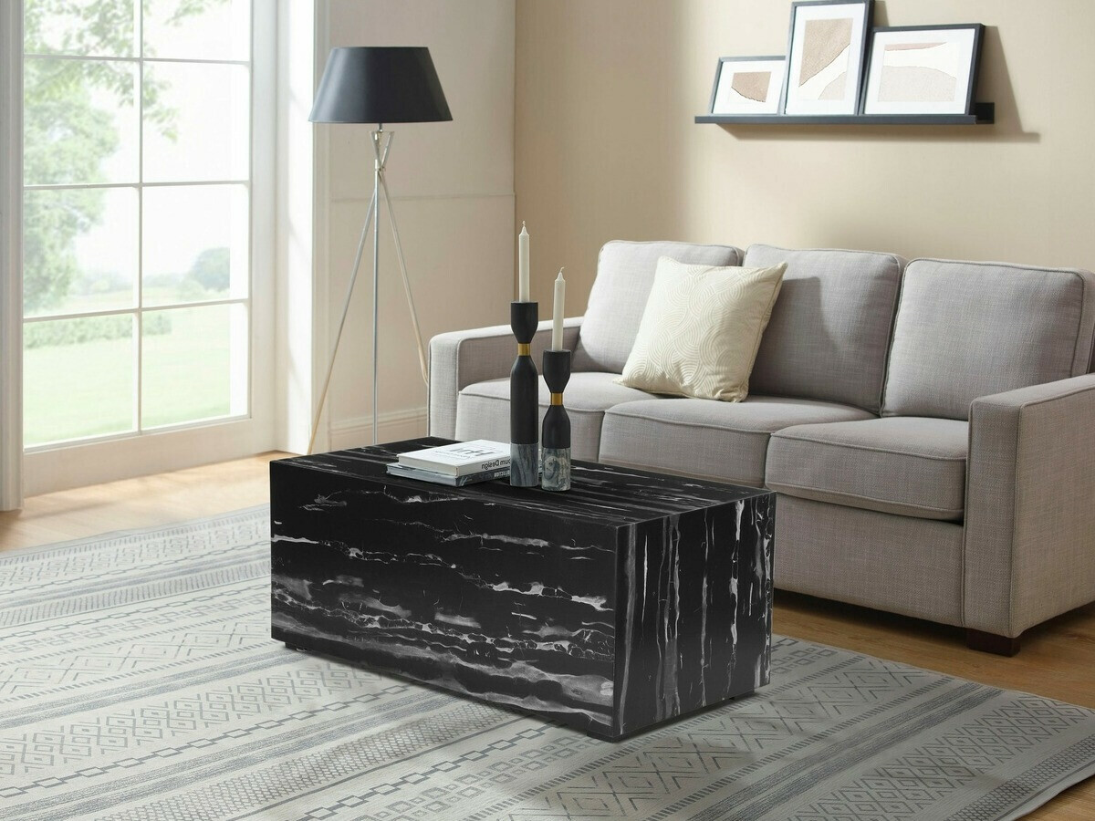 Mesa de centro Denton 851 (Mármol negro)