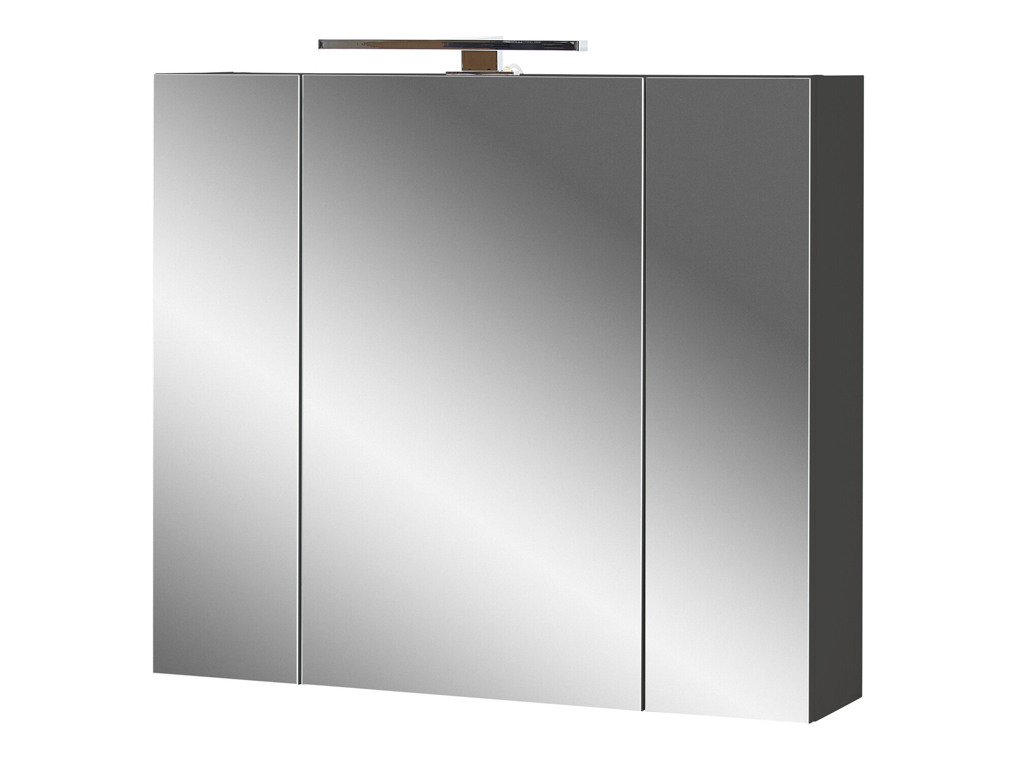 Mueble con espejo para baño Temeli 101 (Grafito)