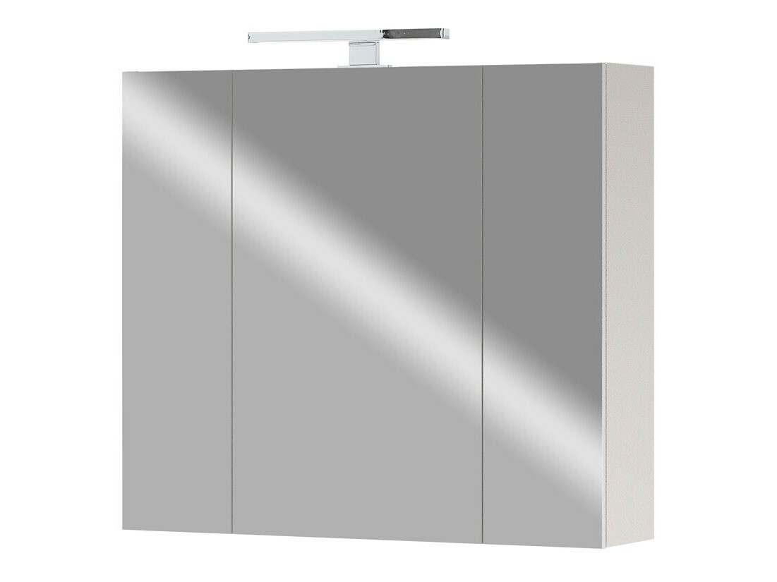 Mueble para baño con espejo Temeli 101 (Blanco)