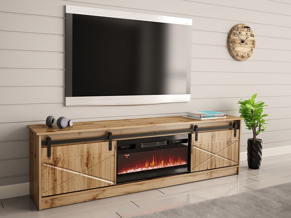 Mueble TV Charlotte 165 (Roble wotan)
