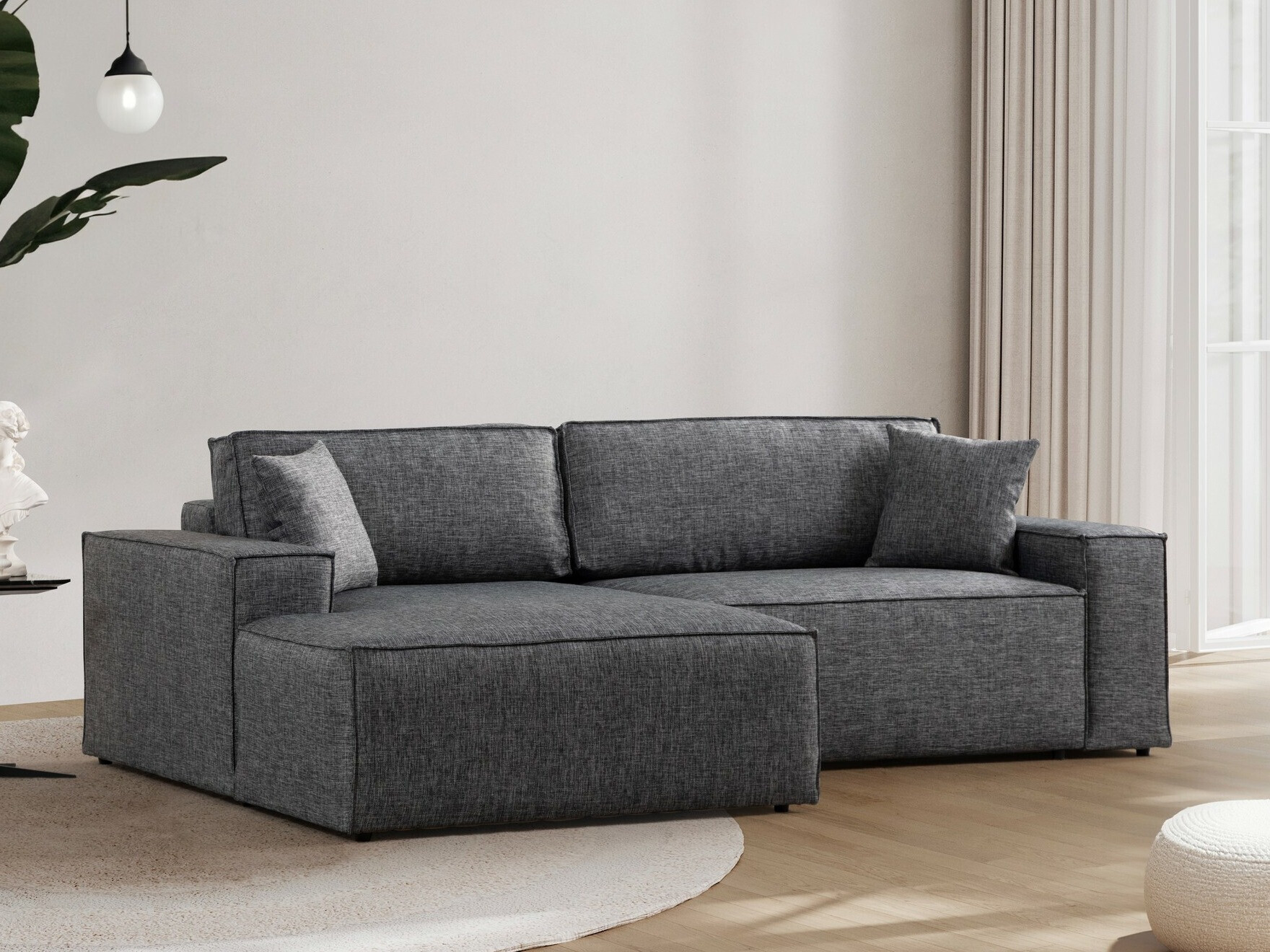 Sofá rinconero Altadena 580 (Gris)