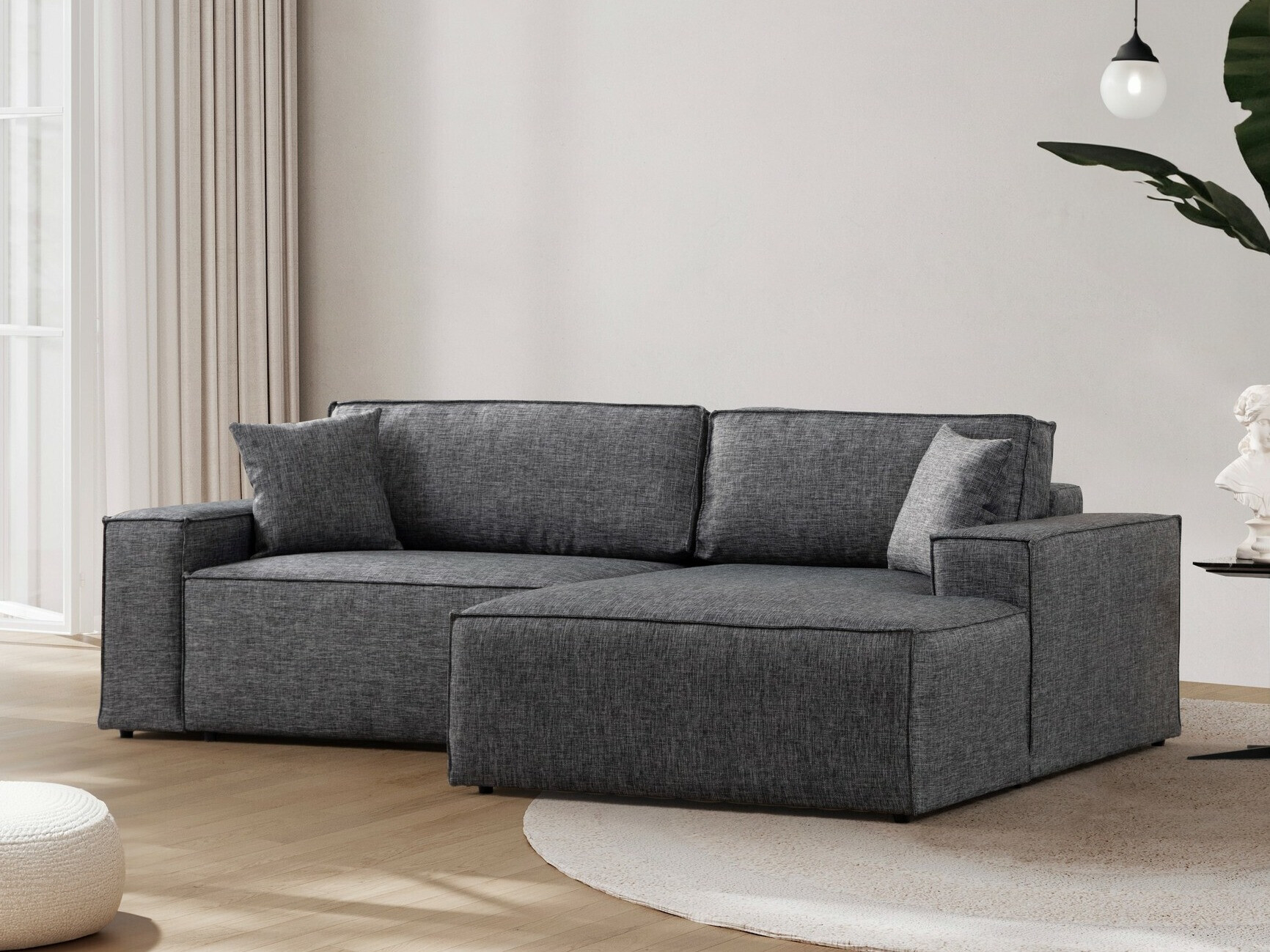 Sofá rinconero Altadena 580 (Gris)