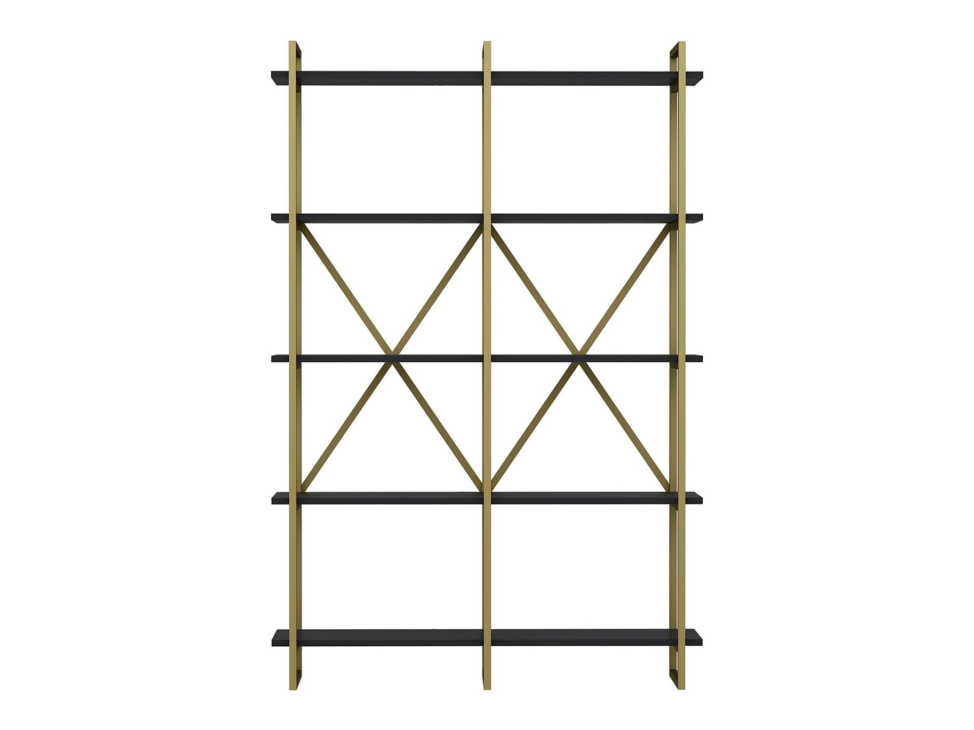 Estantería Kailua 2060 (Antracita + Dorado)