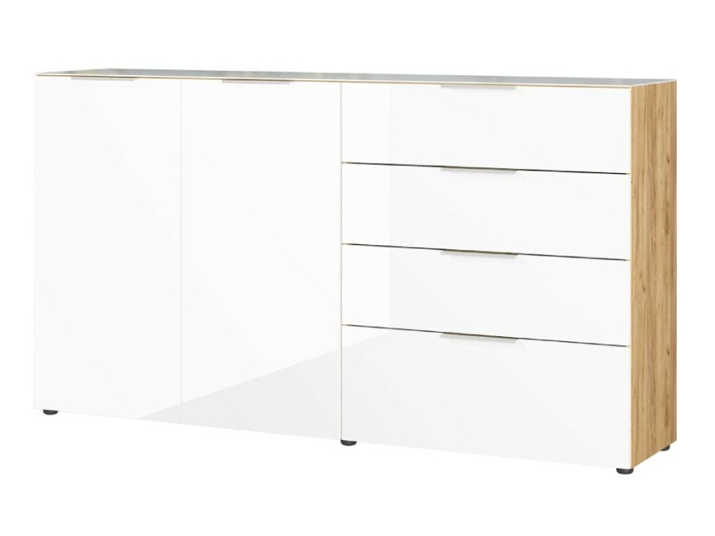 Cómoda Sacramento 302 (Blanco + Navarra roble)